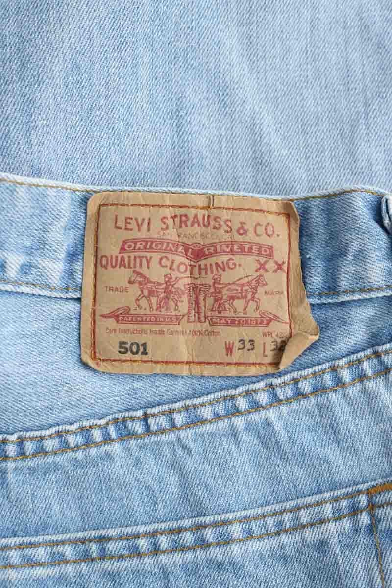 501 straight jeans LEVI'S - Seconde main Blue