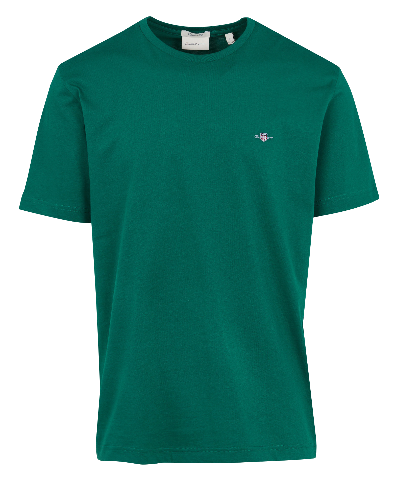 Tee-shirt en coton col rond GANT Vert