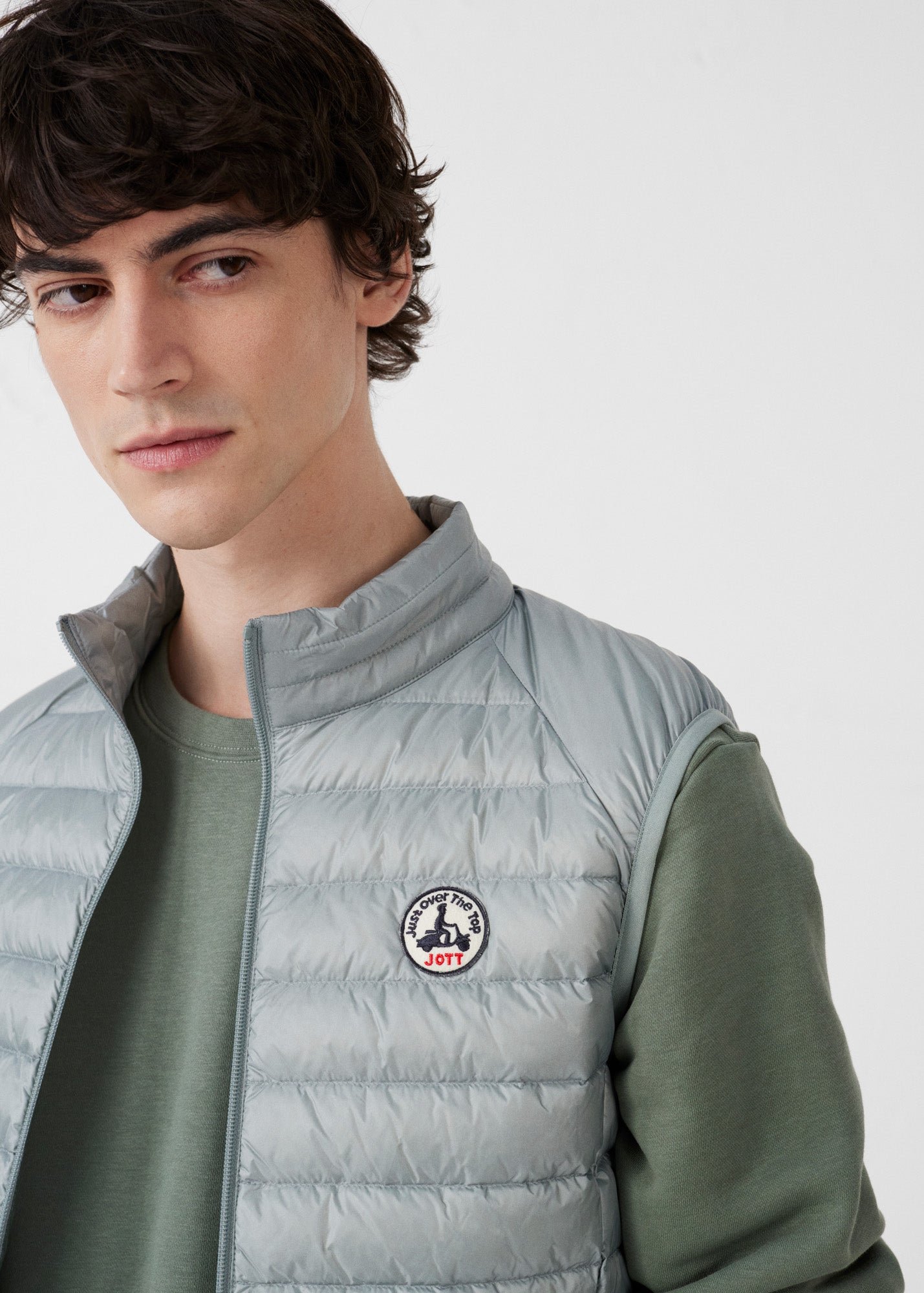 Doudoune sans manches tom JOTT Gris