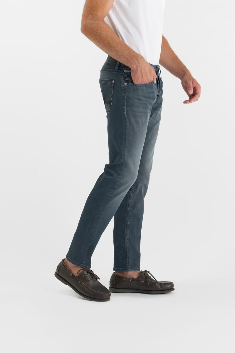 Jeans slim stretch , longueur 34 LE TEMPS DES CERISES Blue