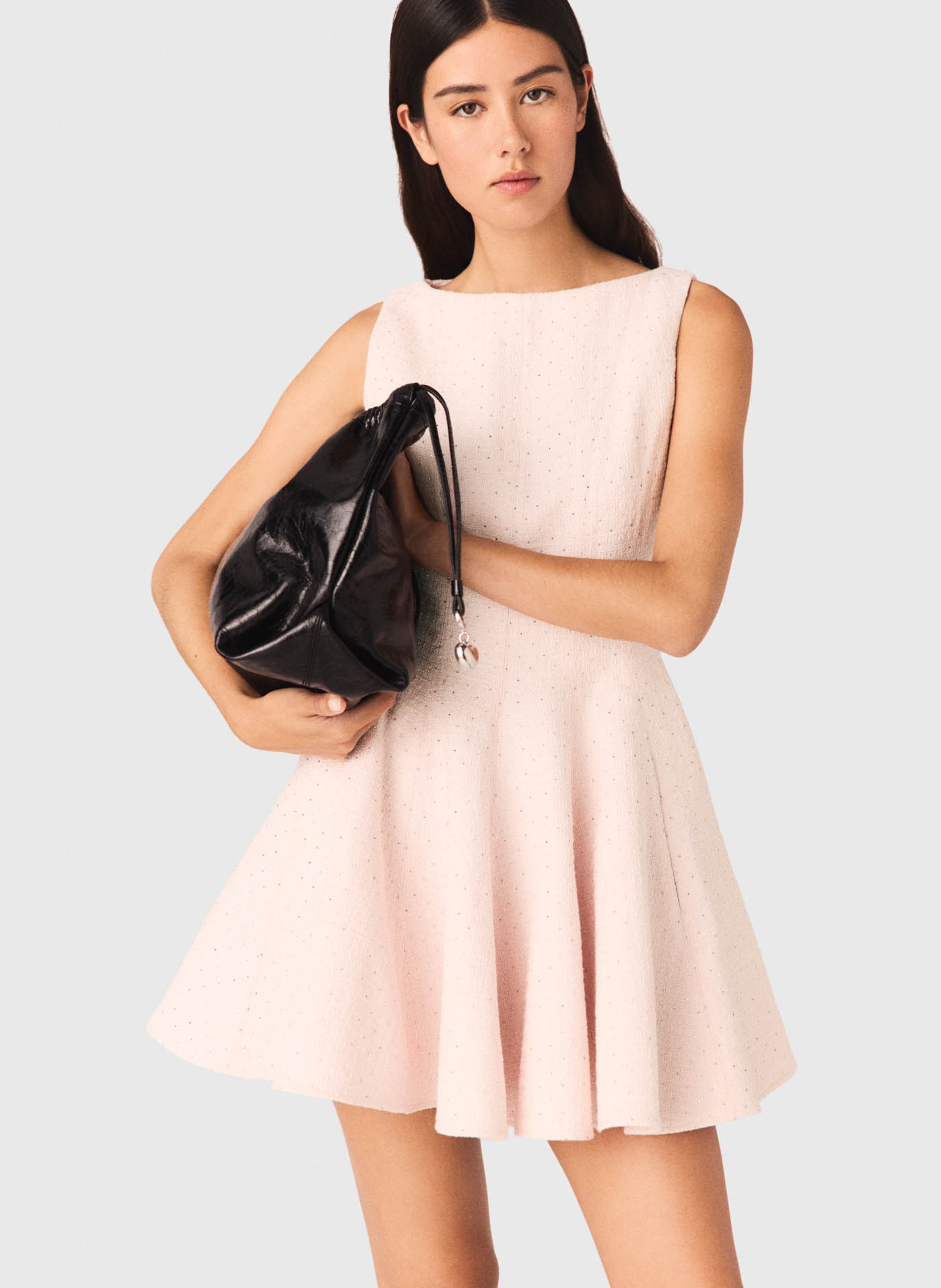 Flared short dress MAJE Pink