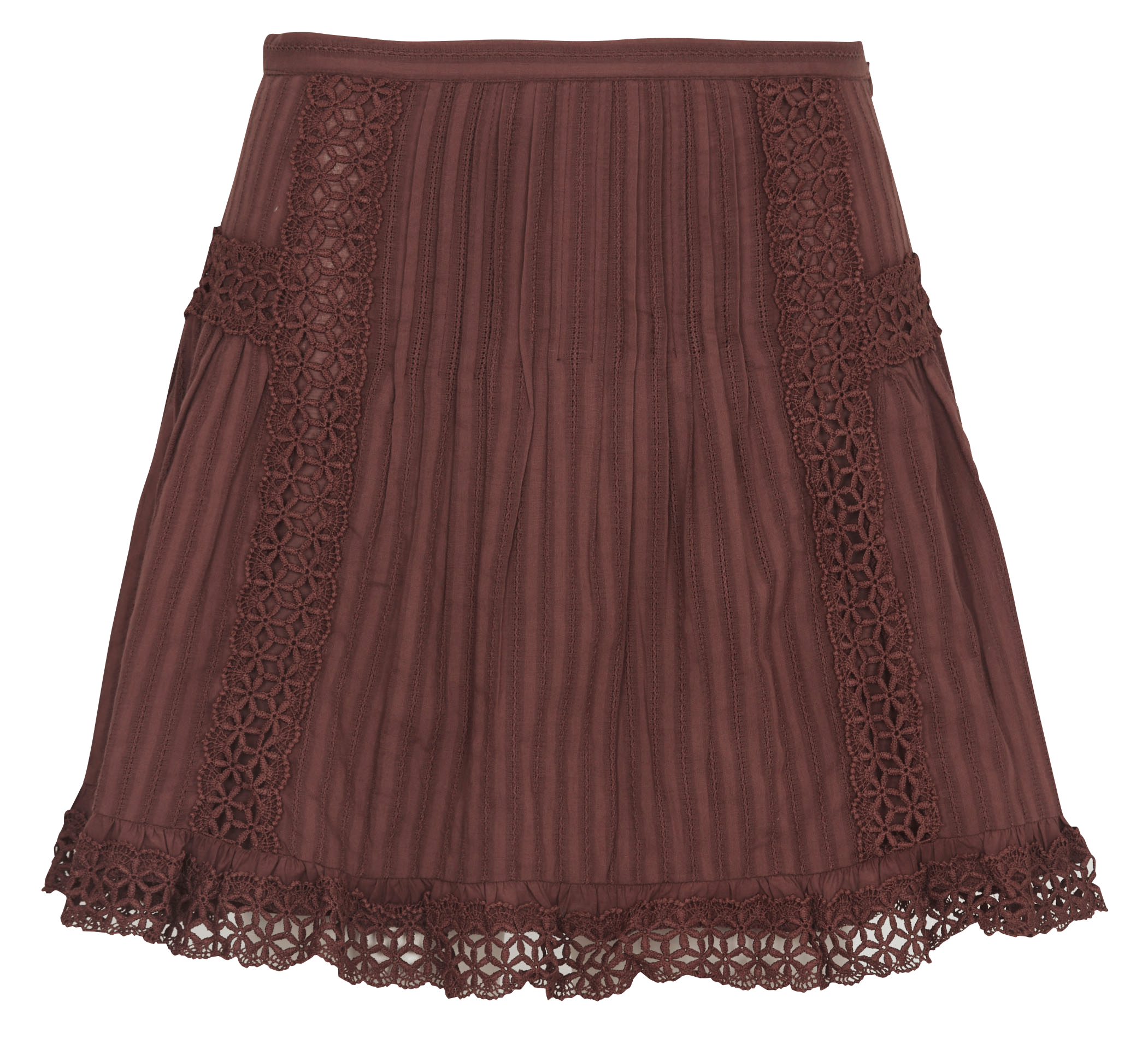 Jupe courte évasée en coton PETITE MENDIGOTE