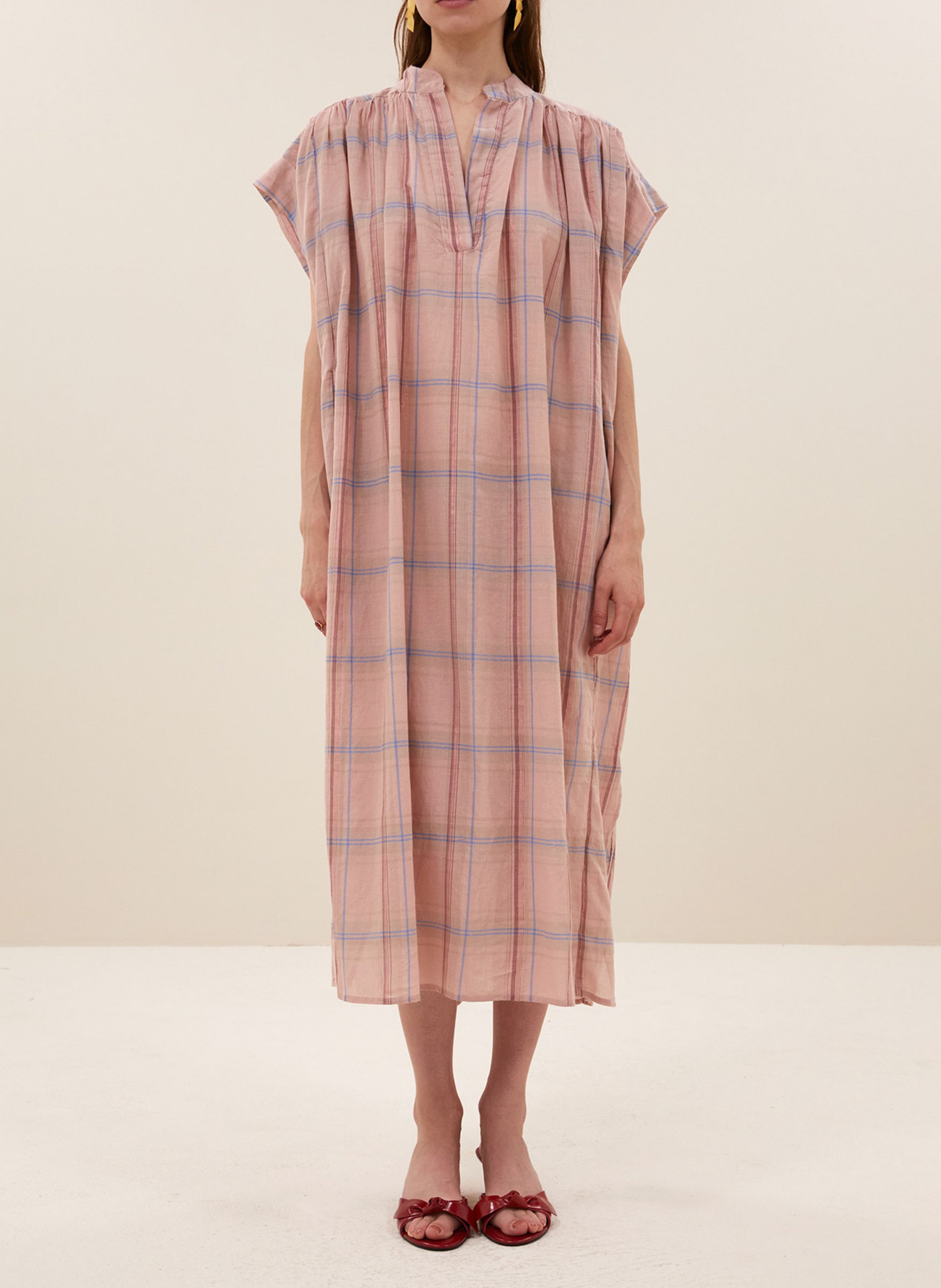 Lange jurk BY BAR Roze