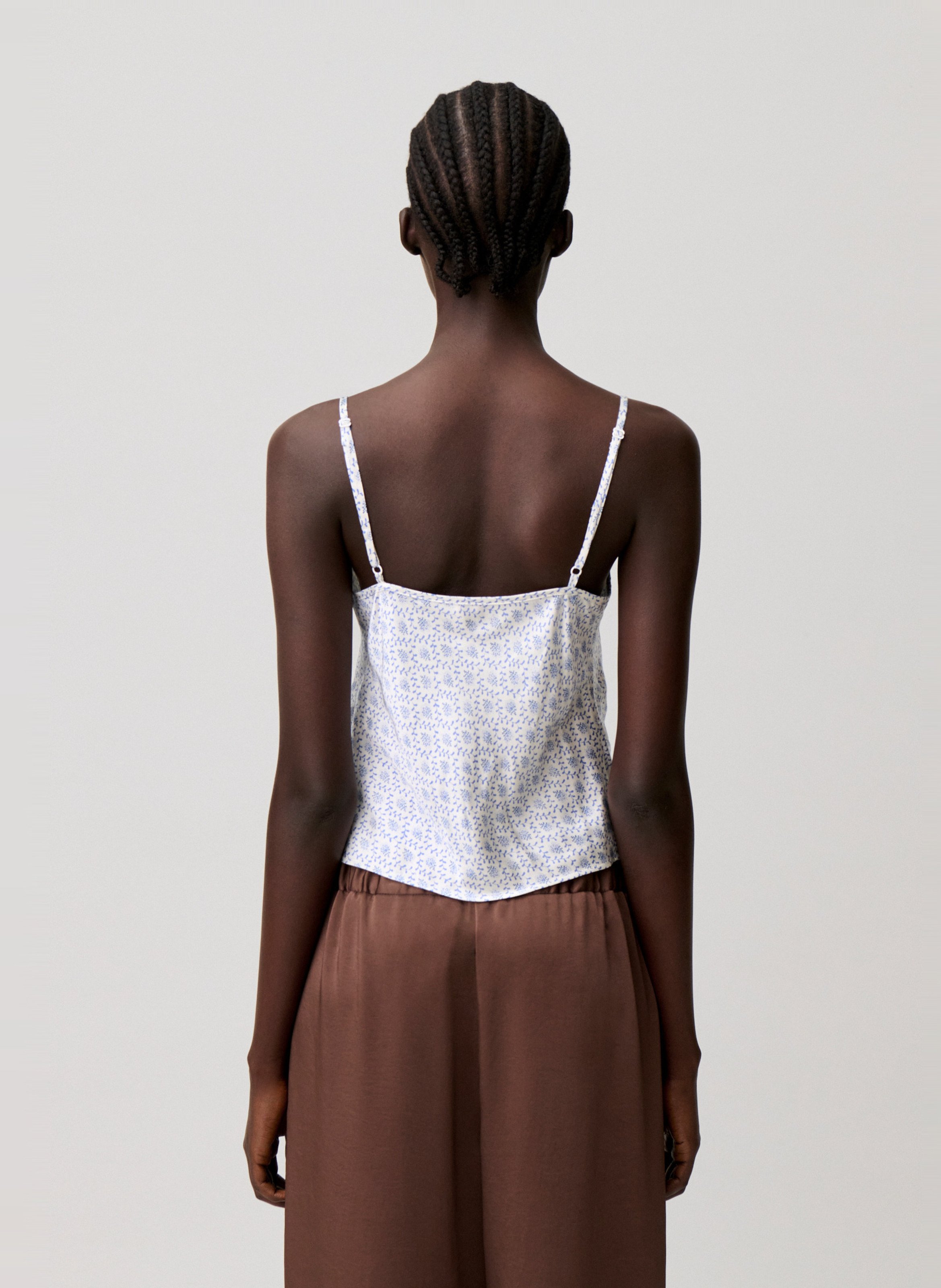 Printed strappy top CLAUDIE PIERLOT Multicolored