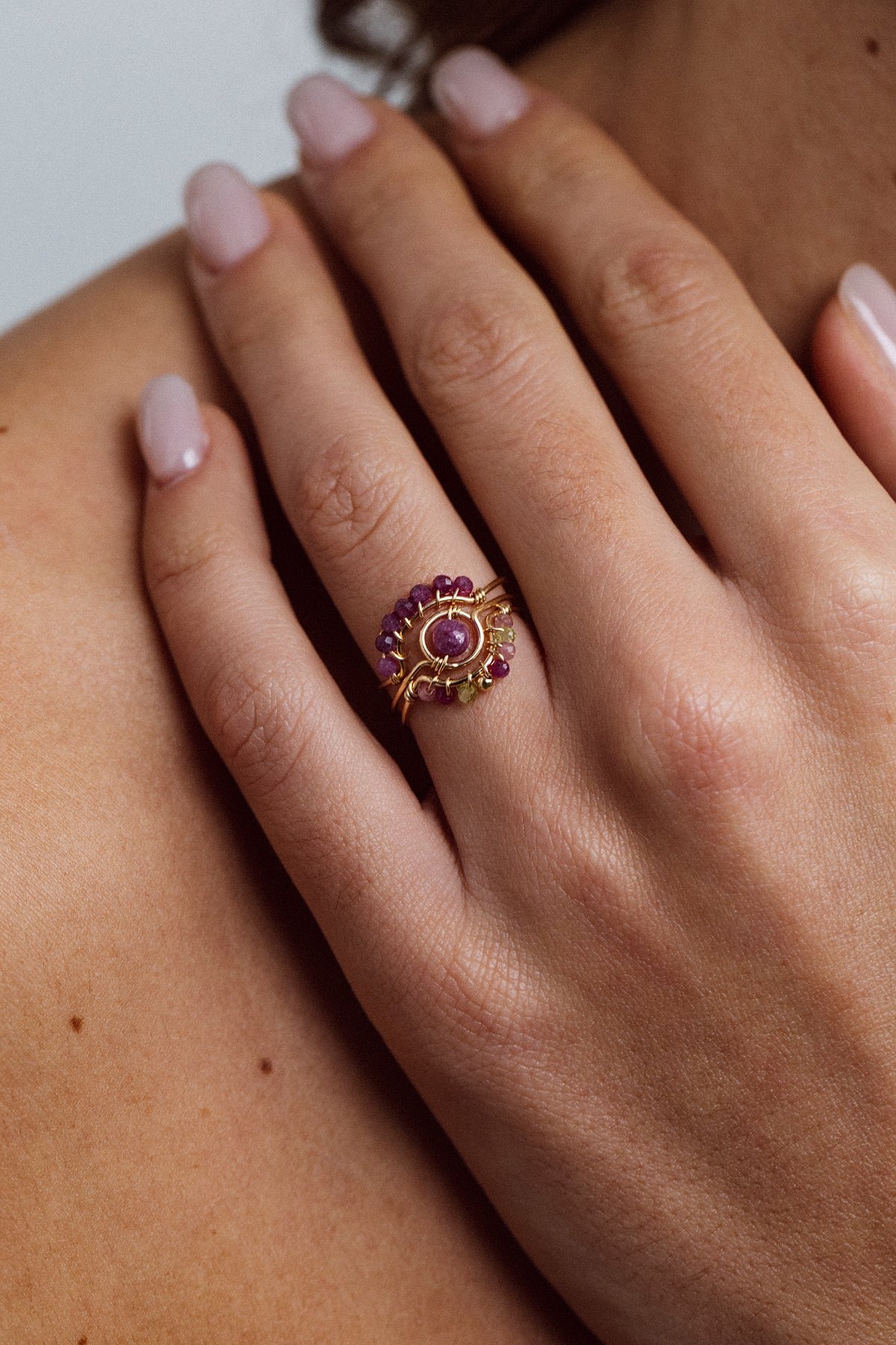 Bague frida - liberty YAY Rose