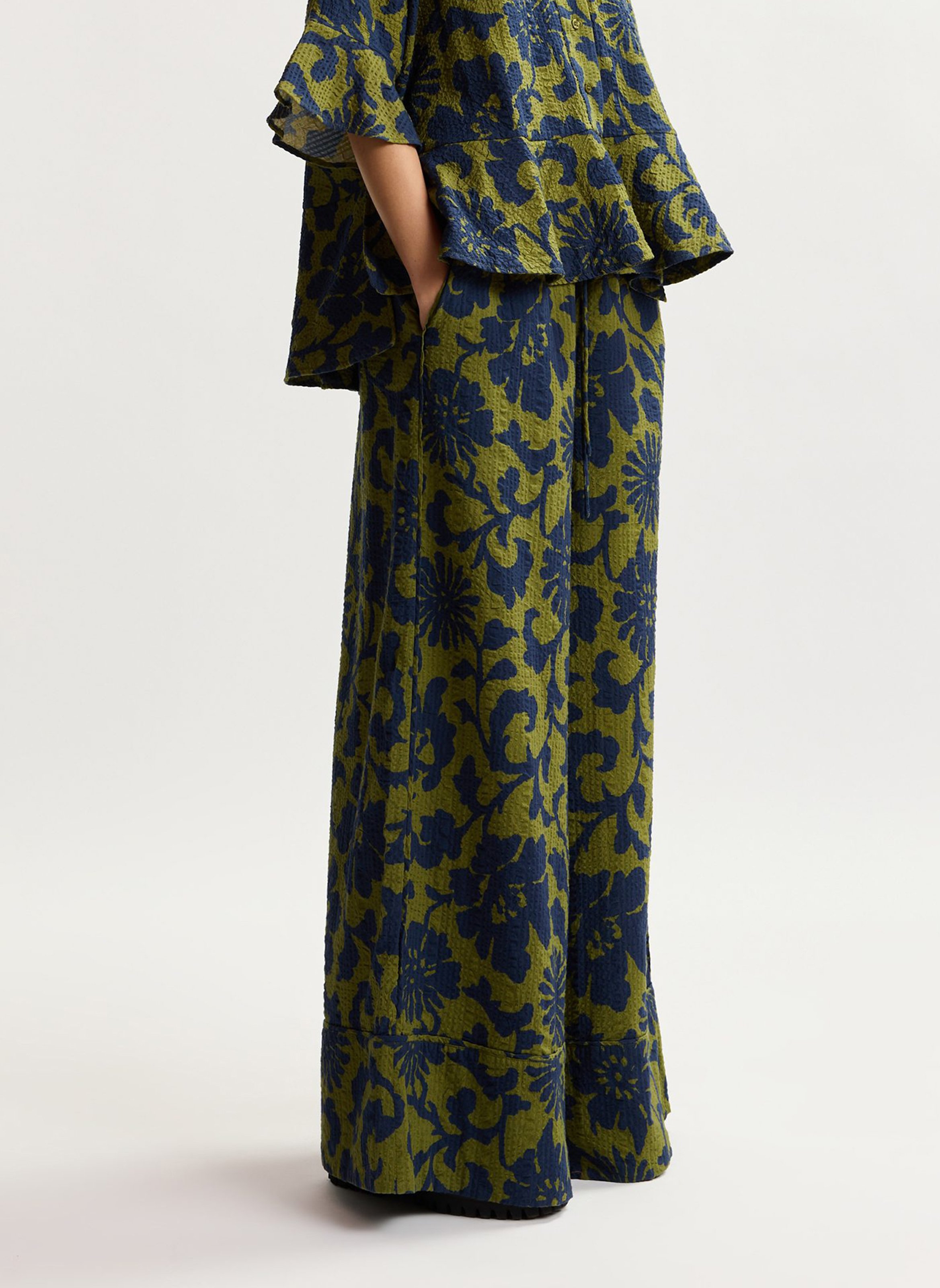 Pantalón de talle alto estampado ESSENTIEL ANTWERP