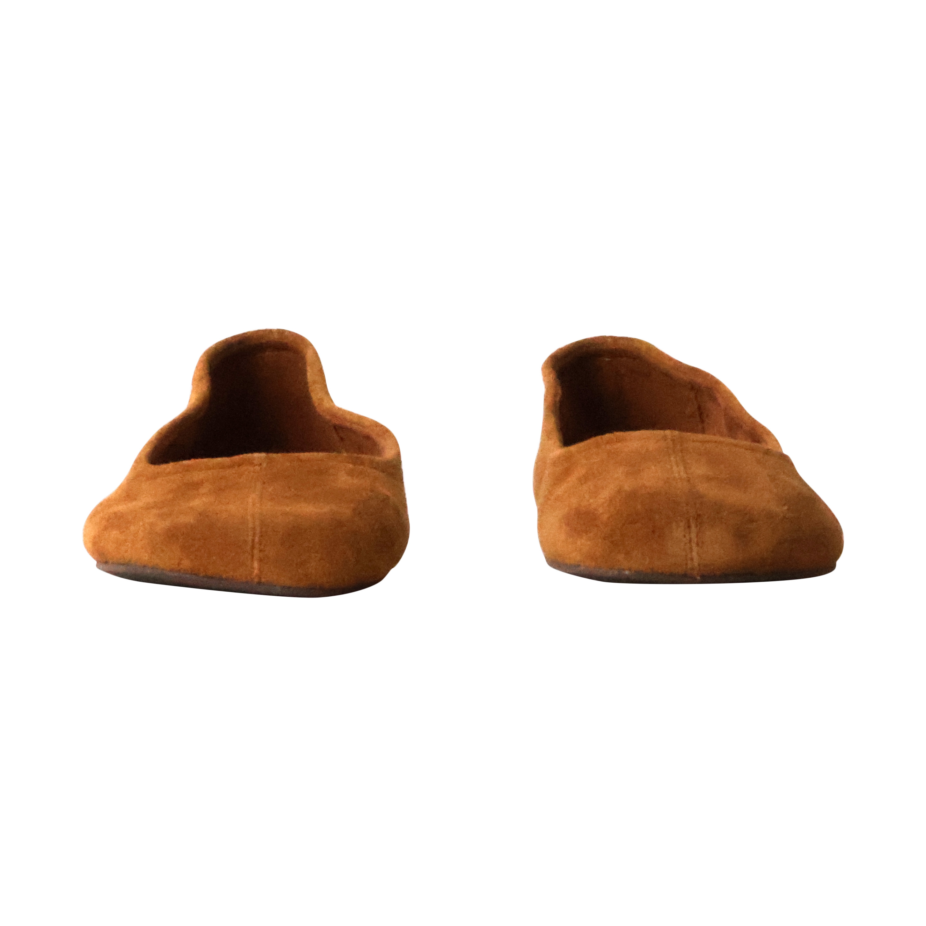 Lena leather ballerina flats EMILIE KARSTON Brown
