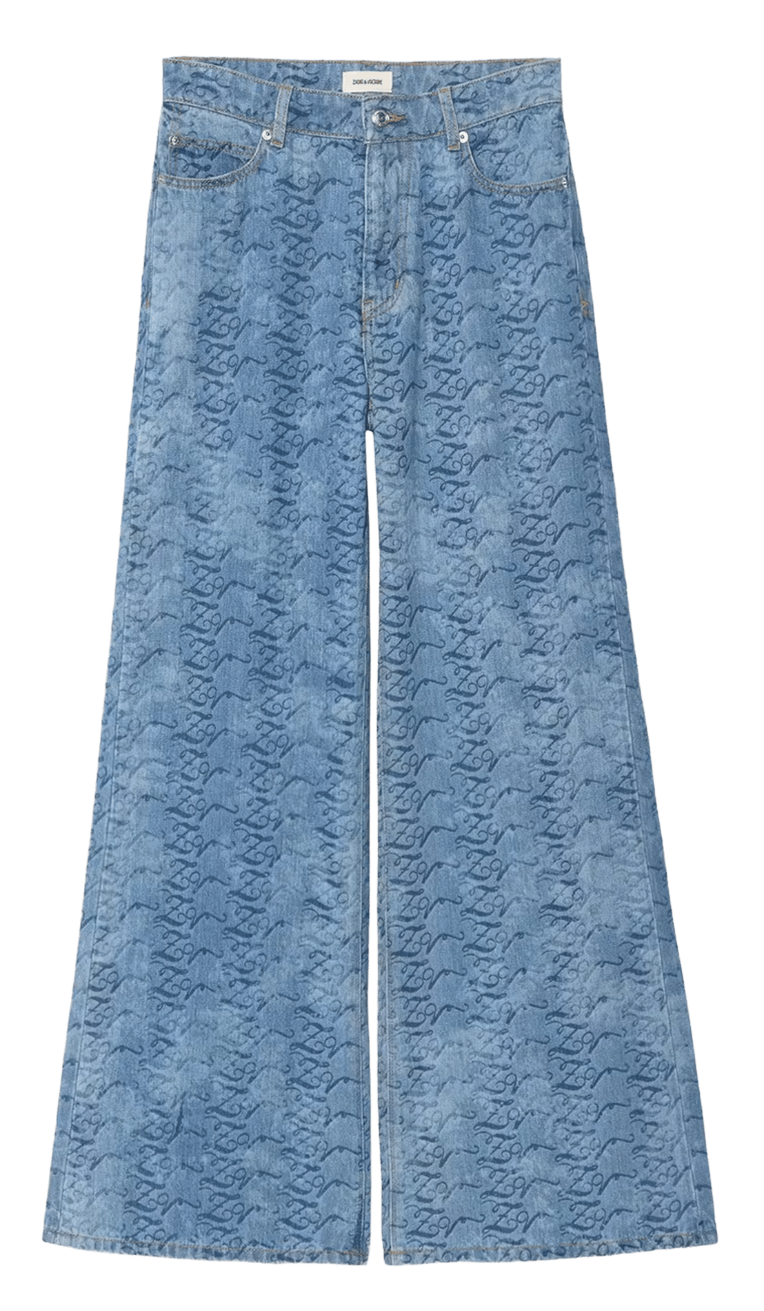 Jean large en coton bio ZADIG&VOLTAIRE Bleu