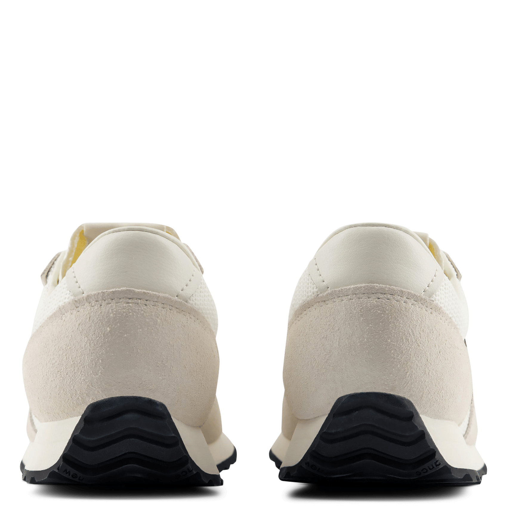 Baskets basses en cuir mélangé NEW BALANCE Blanc