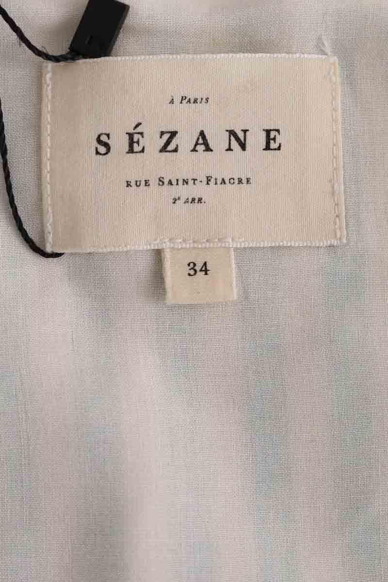 Azawood sleeveless top SEZANE - Seconde main Beige