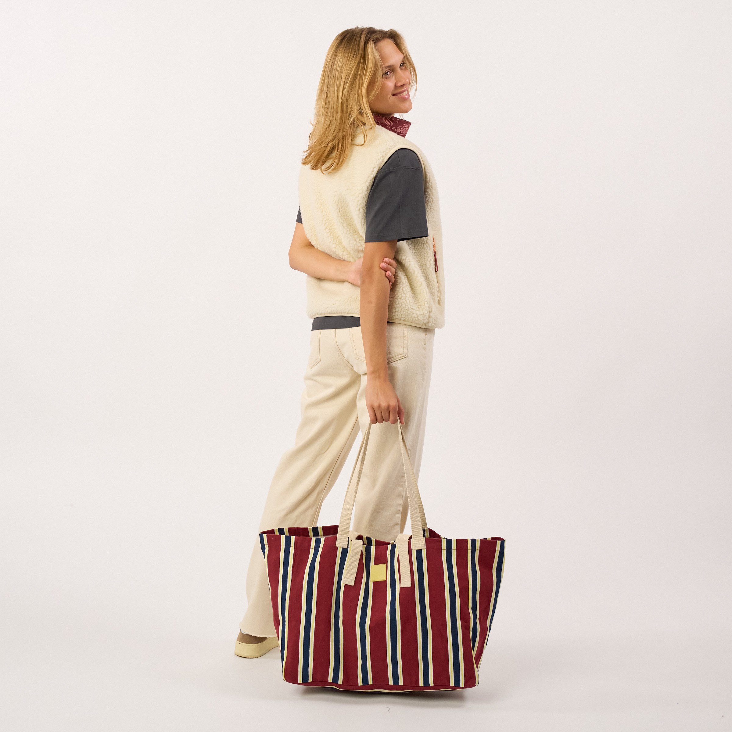 Organic cotton tote bag | Red BILLYBELT Women