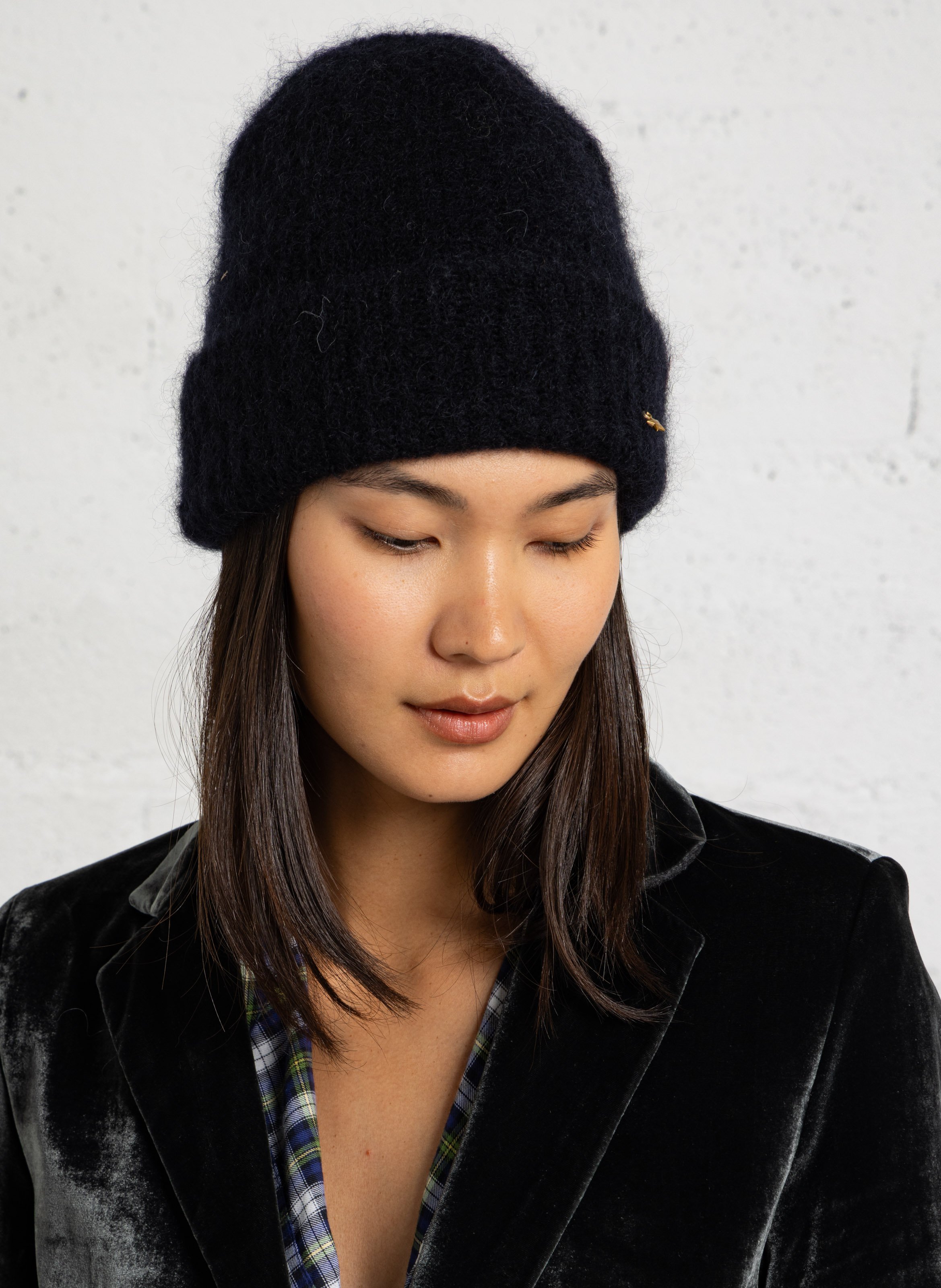 Bonnet en mohair mélangé DES PETITS HAUTS