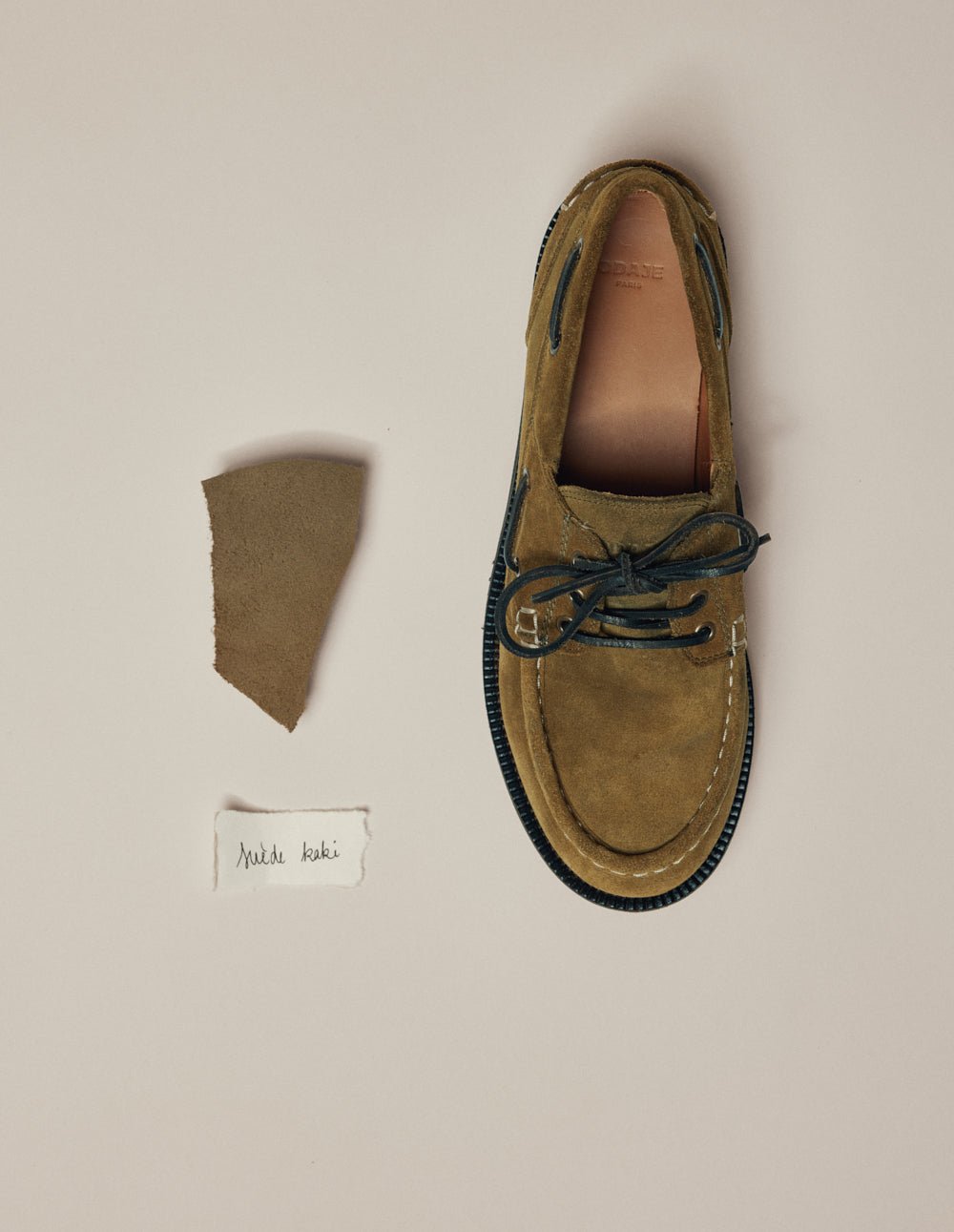 Boat shoes ODAJE Khaki