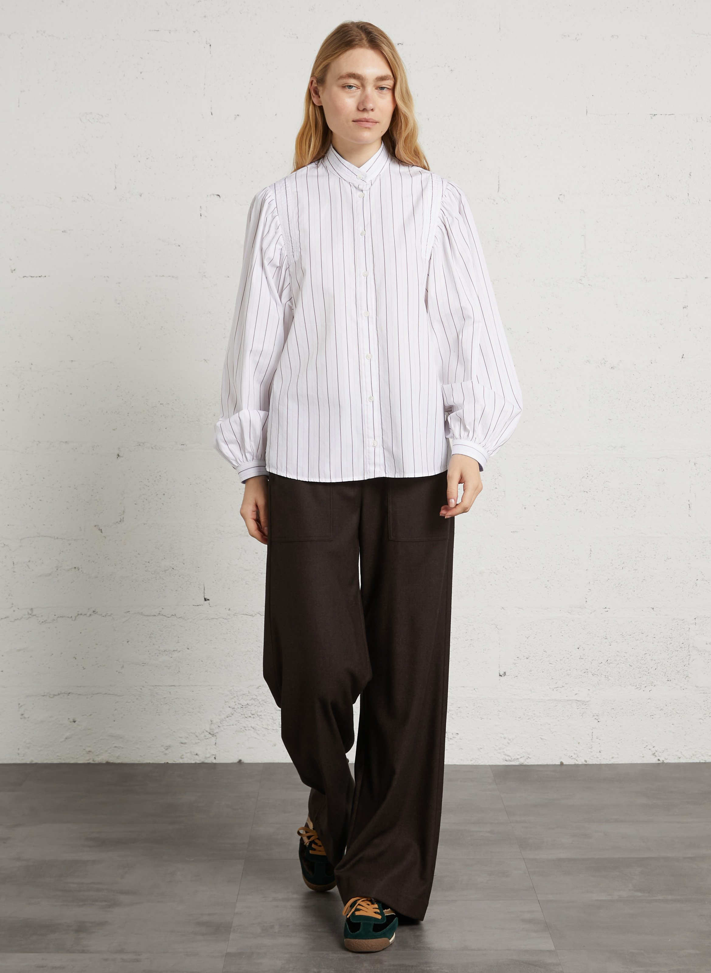 Striped shirt DIEGA White