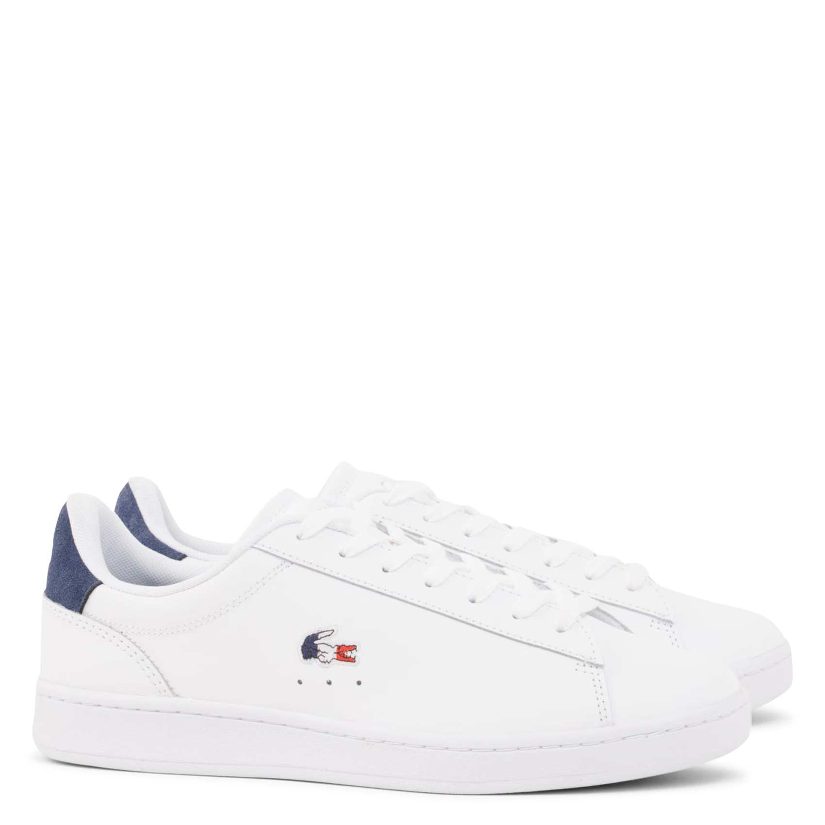 Baskets basses en cuir LACOSTE Multicolore