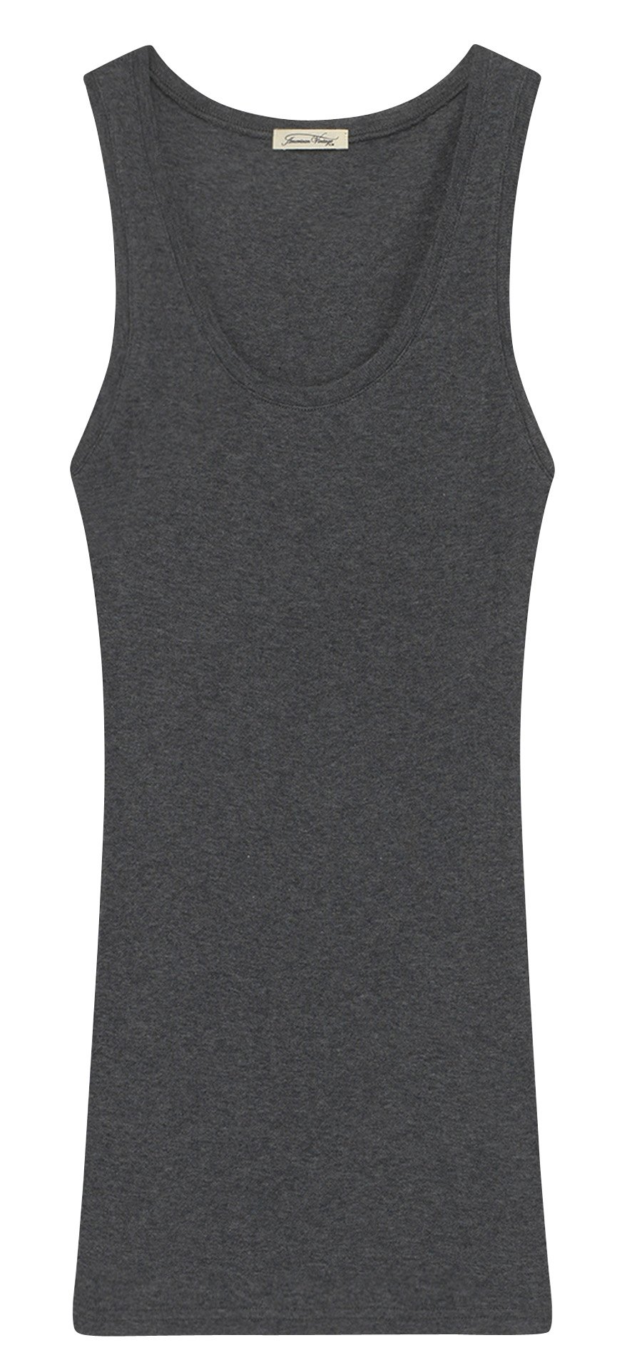 Débardeur à col rond en coton AMERICAN VINTAGE