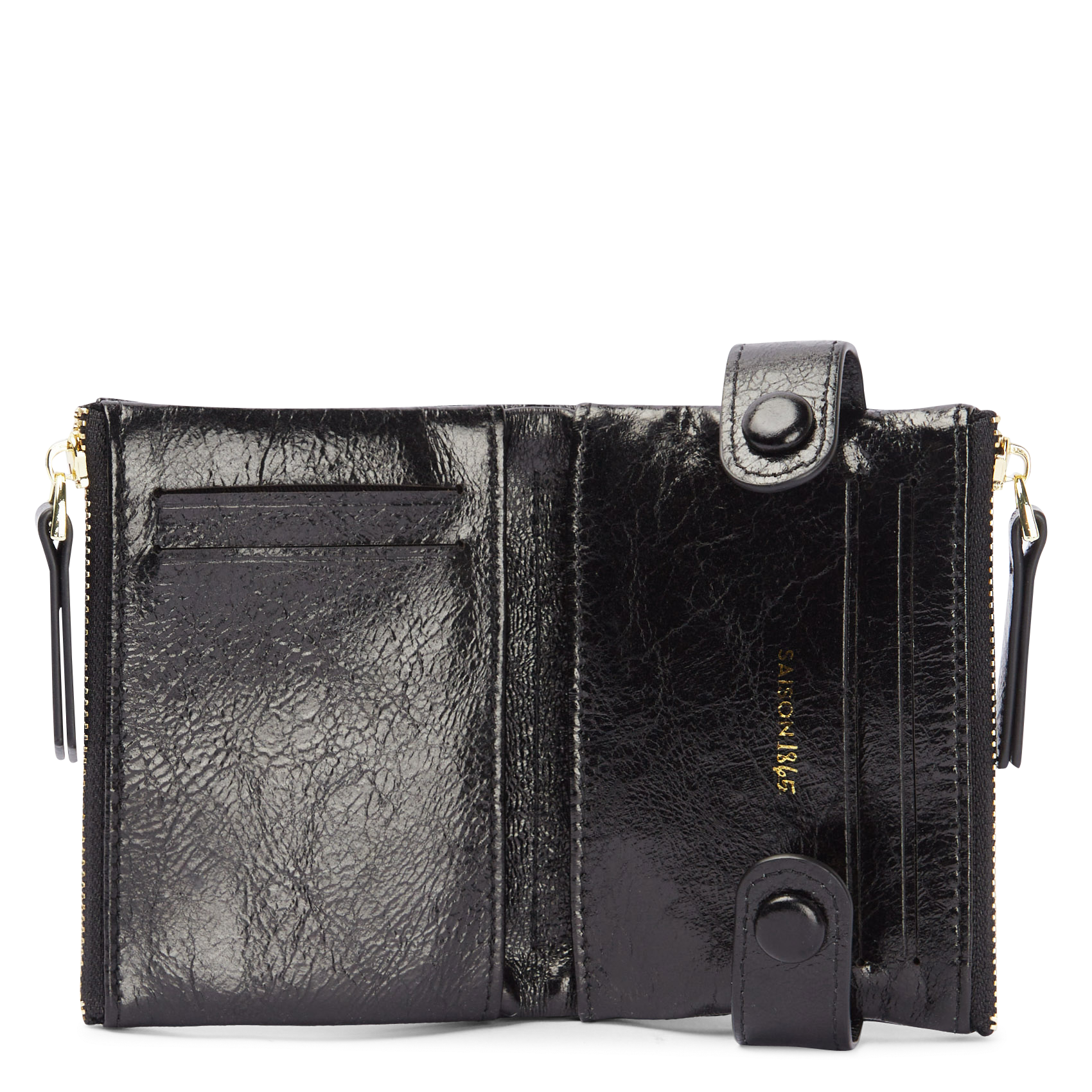 Porte-monnaie en cuir SAISON 1865 Noir