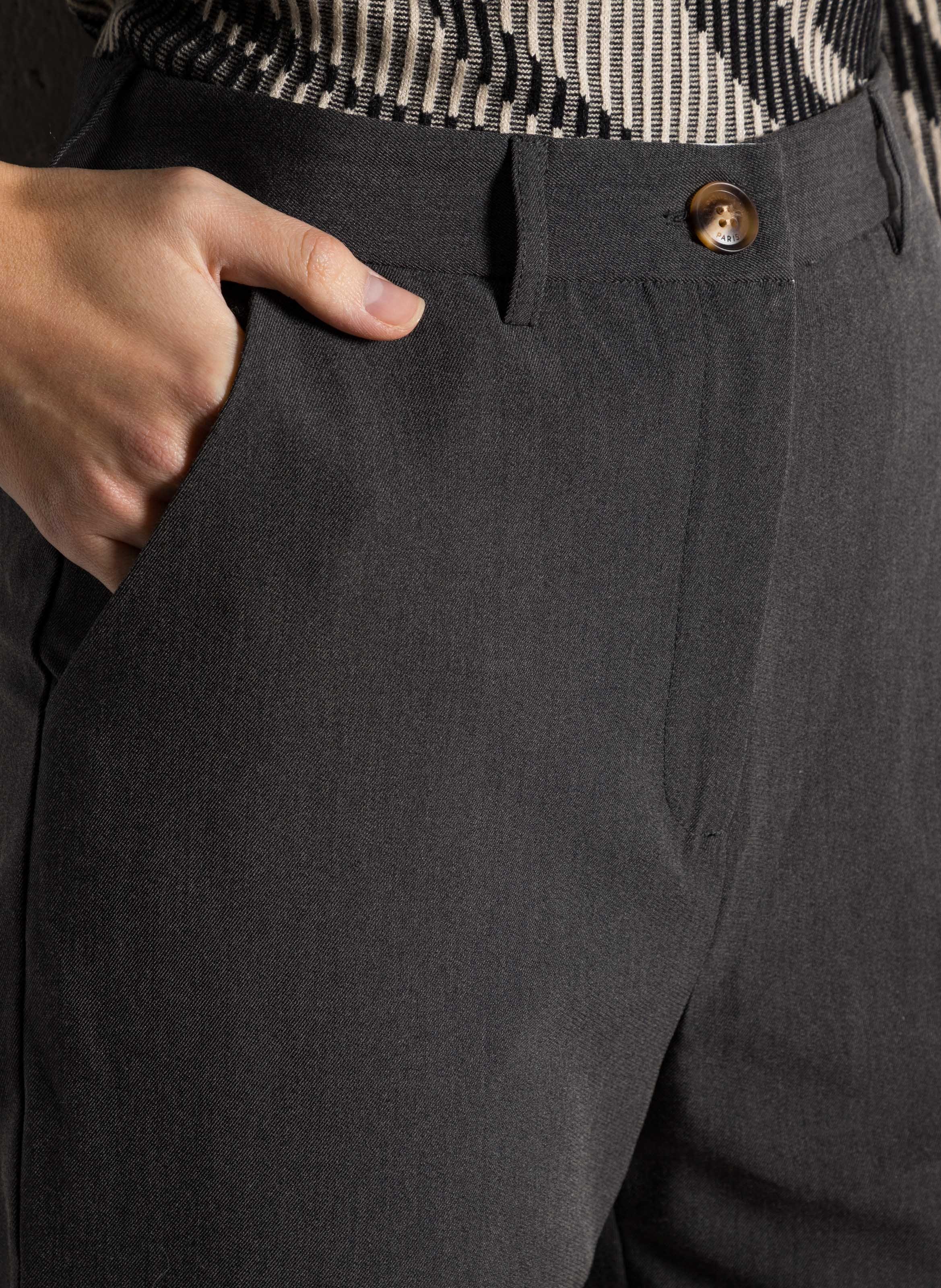 Straight suit pants LA PETITE ETOILE Grey