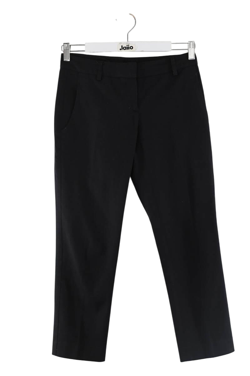 Slim cotton trousers THEORY - Seconde Main Black