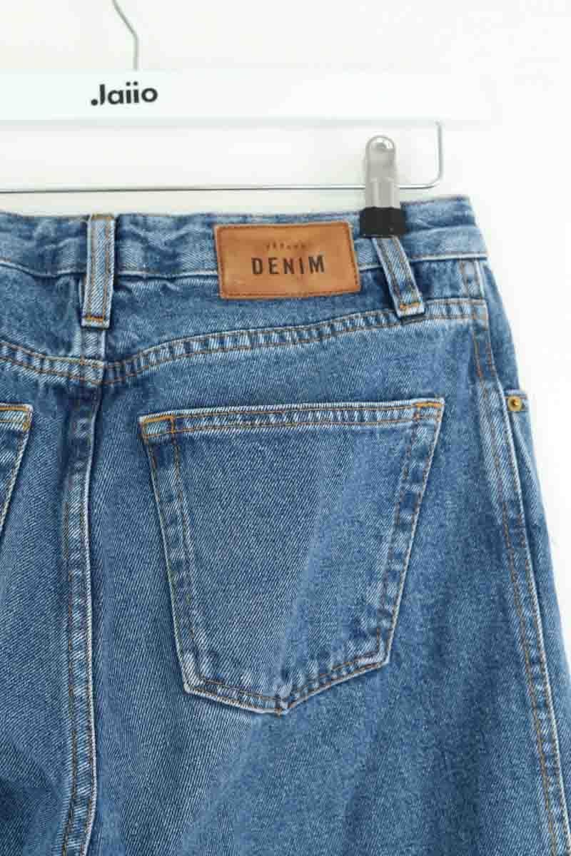 Cotton straight jeans SEZANE - Seconde main Blue