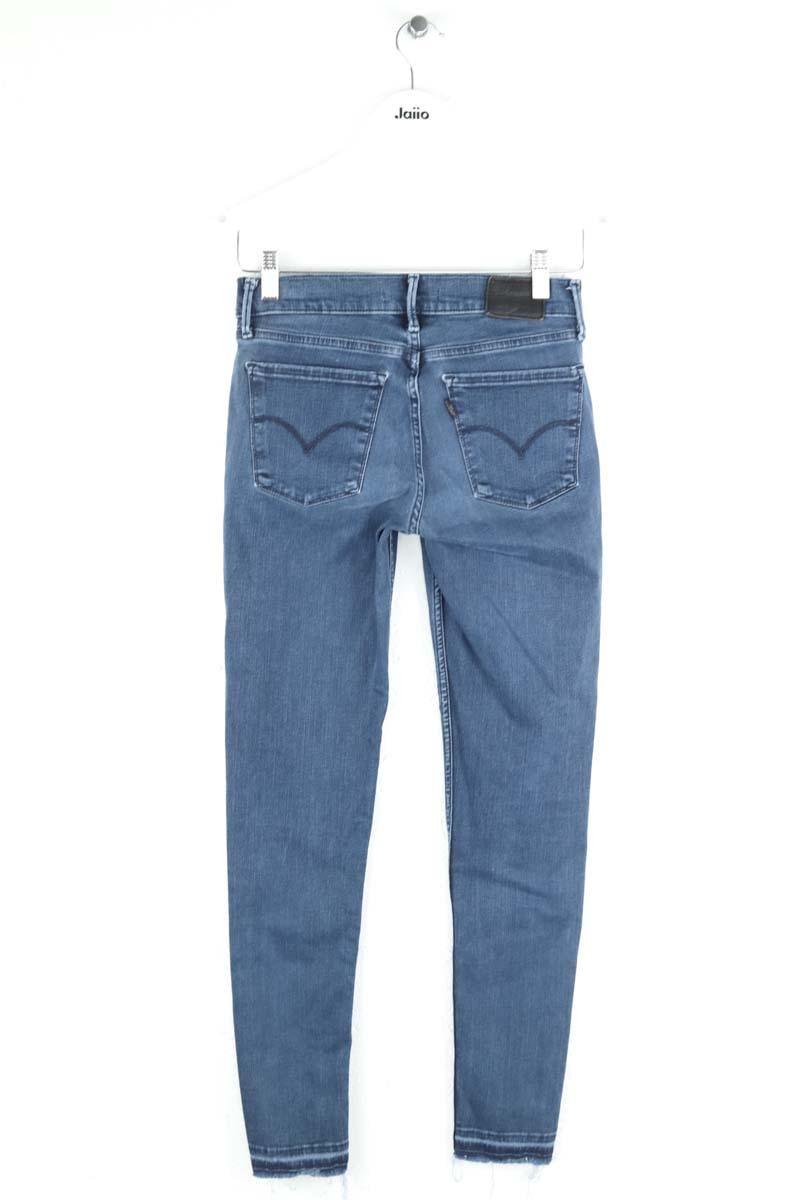 Cotton skinny jeans LEVI'S - Seconde main Blue