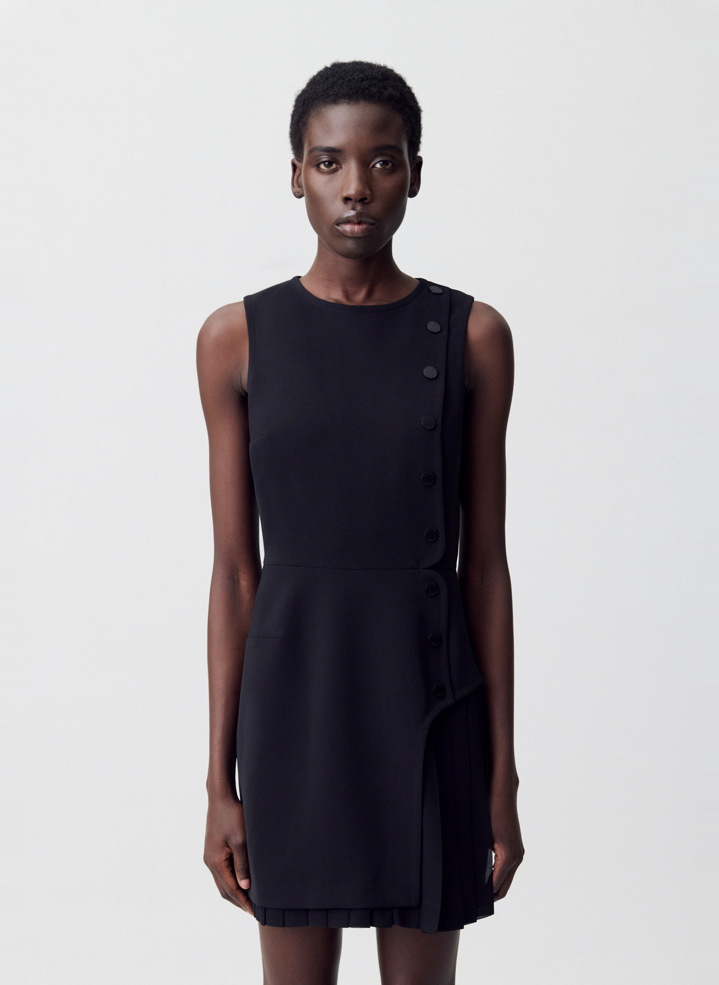 Robe courte col rond  CLAUDIE PIERLOT Noir