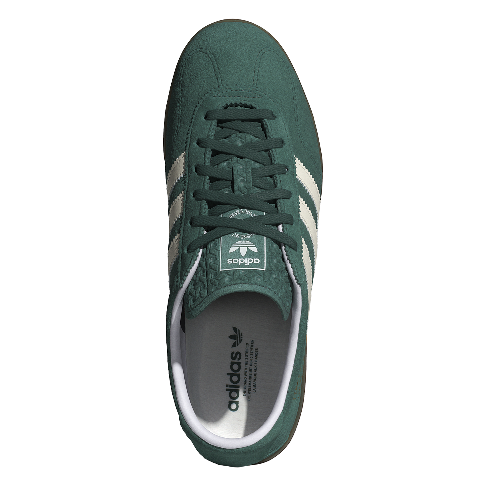 Suede leather low-top sneakers ADIDAS Green