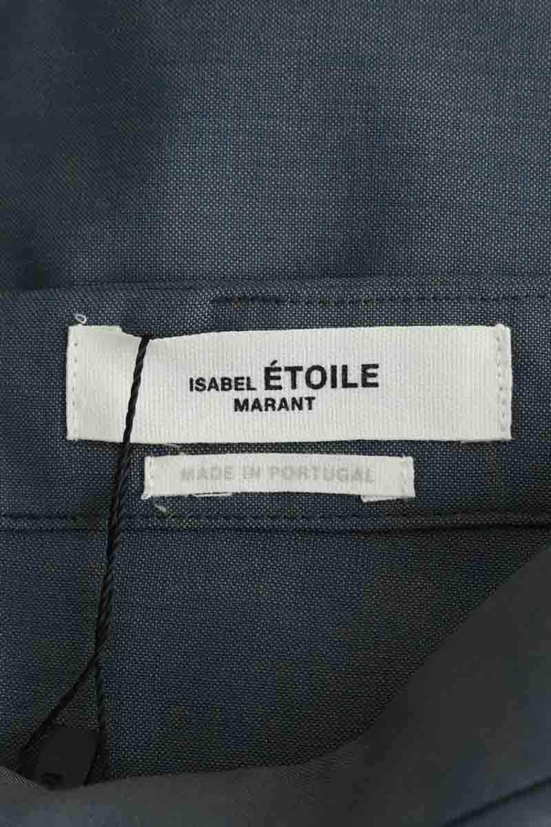 Mini jupe en laine ISABEL MARANT ÉTOILE - SECONDE MAIN Gris