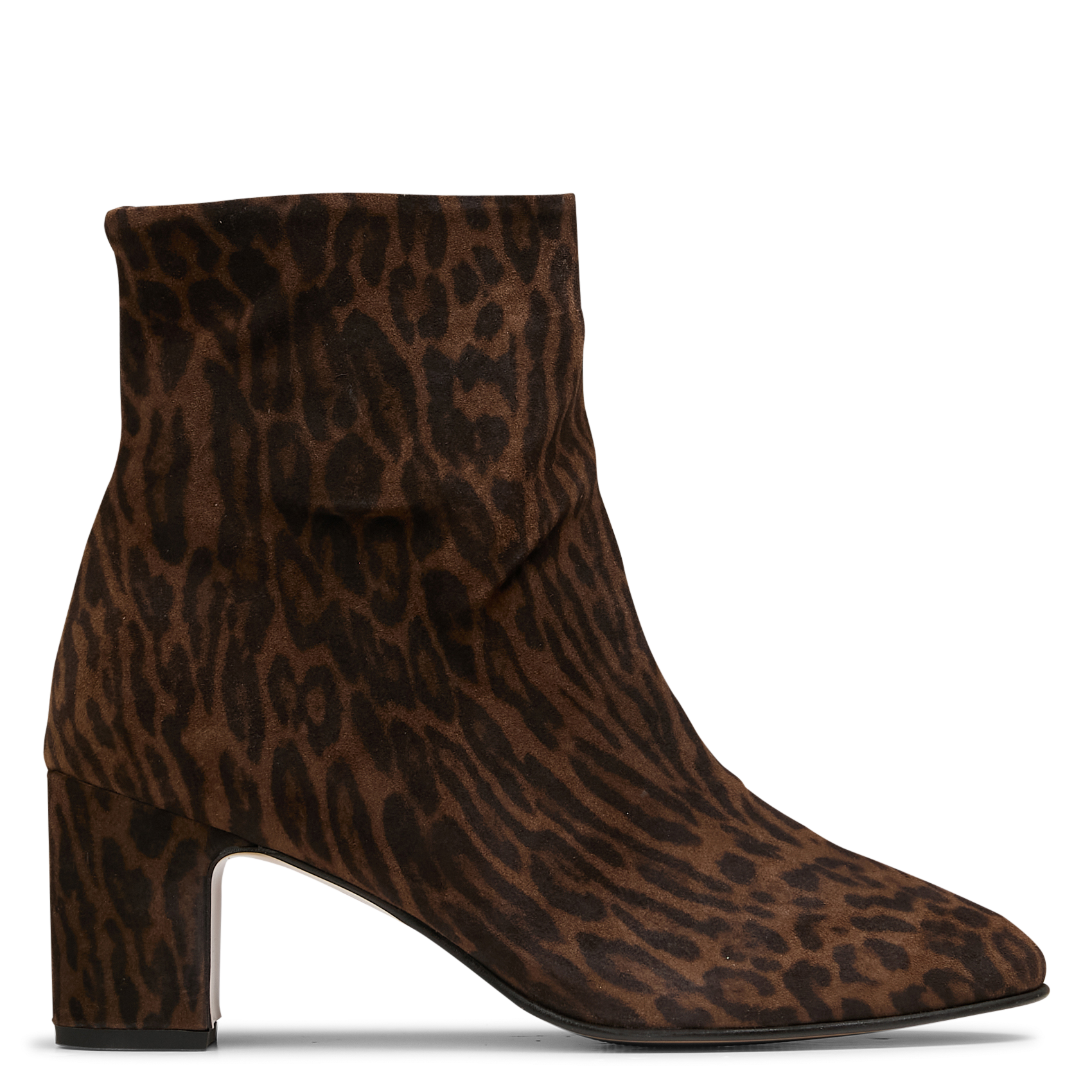 Bottines en cuir léopard ANONYMOUS COPENHAGEN Marron