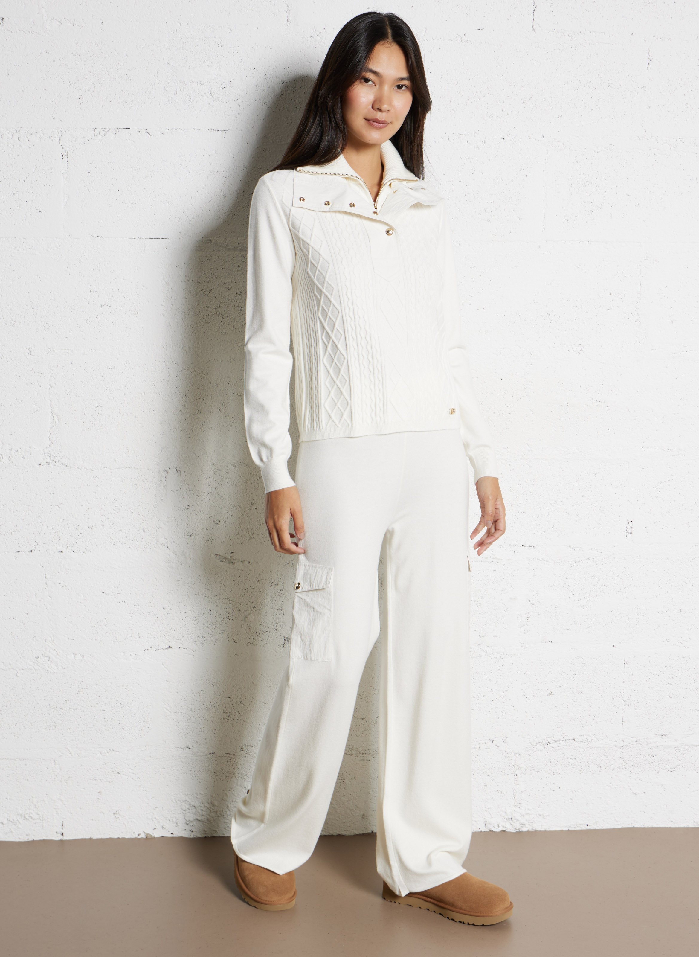 Hoge leren sandalen UGG Bruin