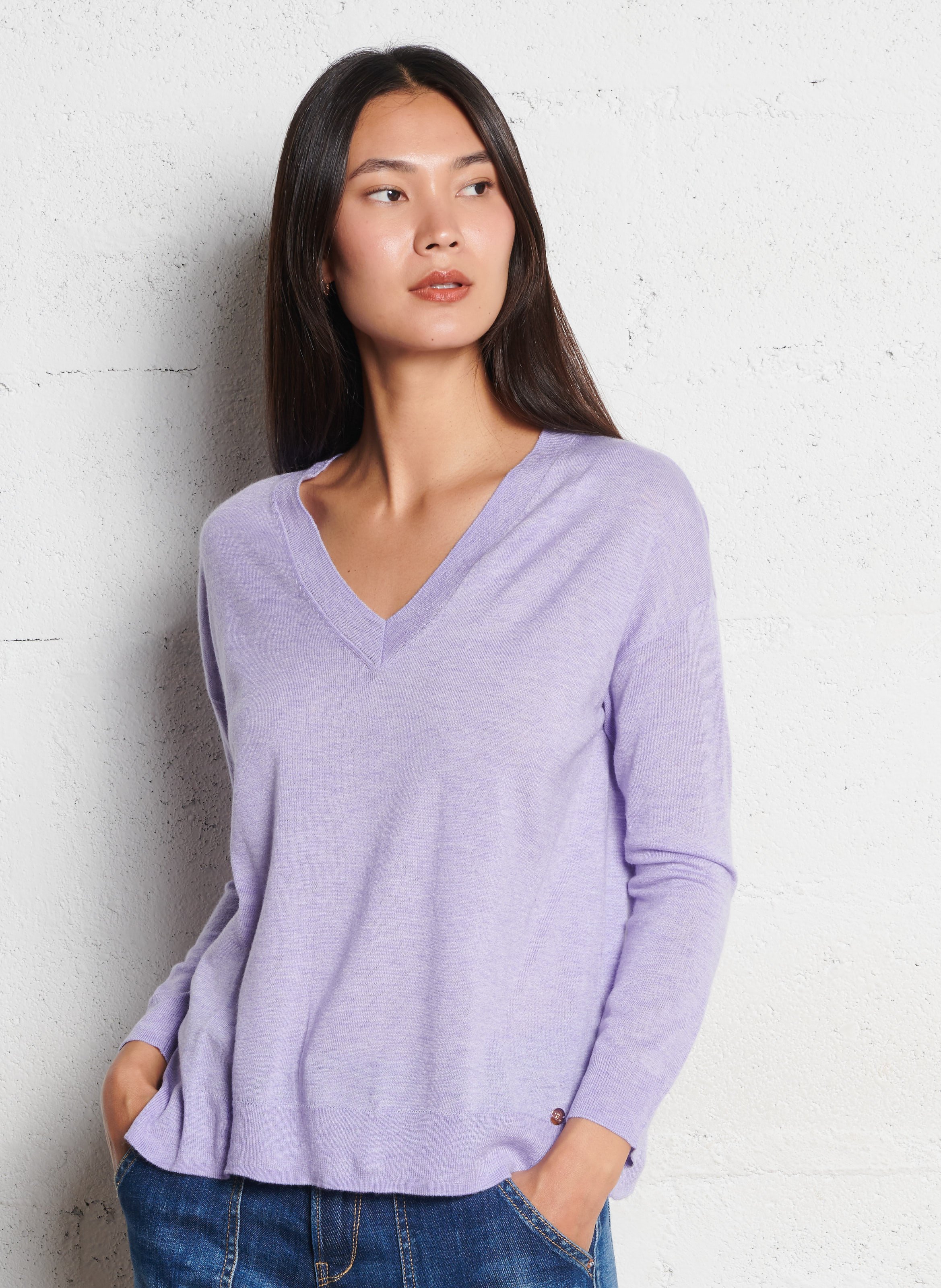 Pull maille fine ample LA PETITE ETOILE