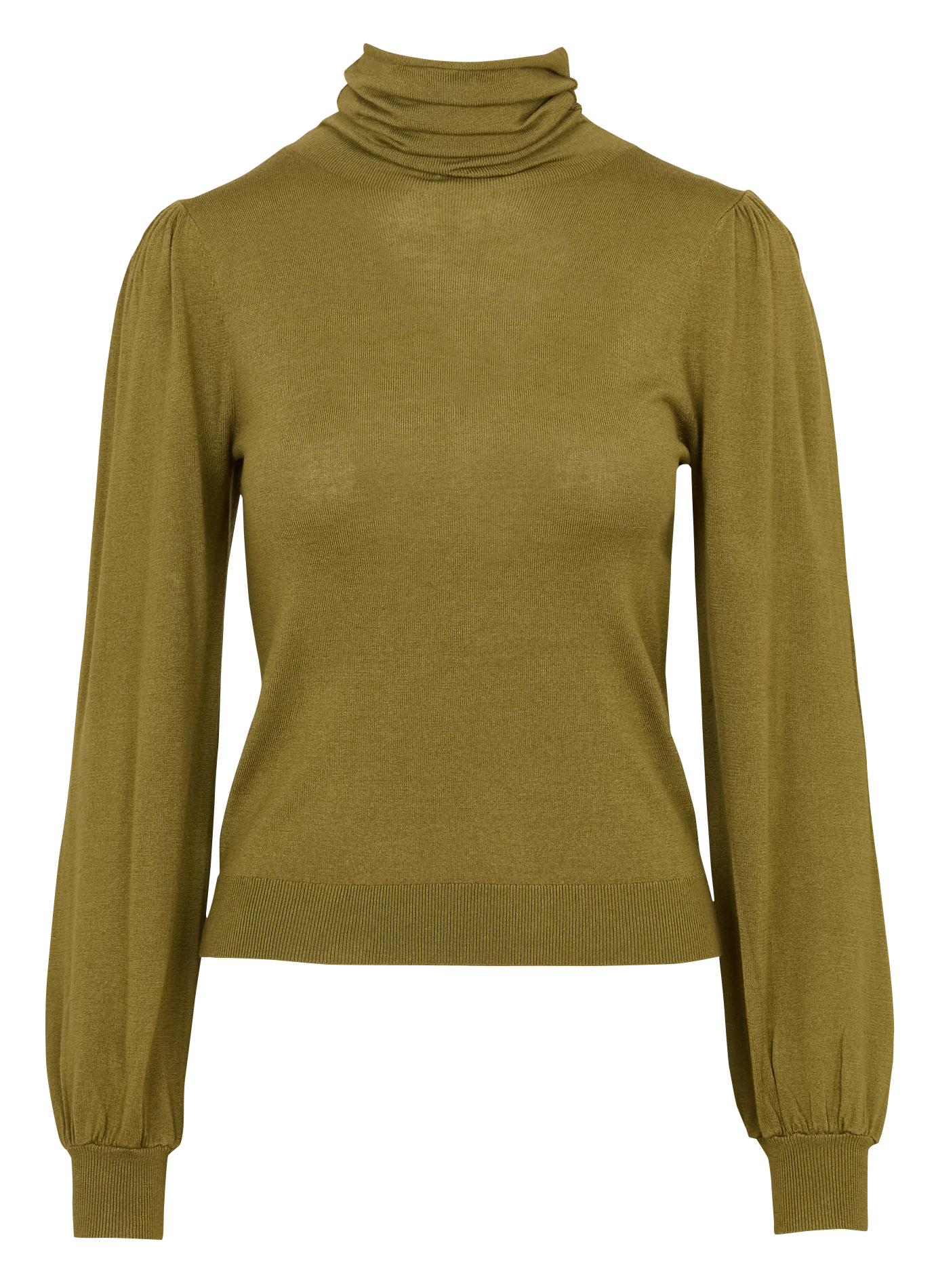 Fitted turtleneck sweater PETITE MENDIGOTE Khaki