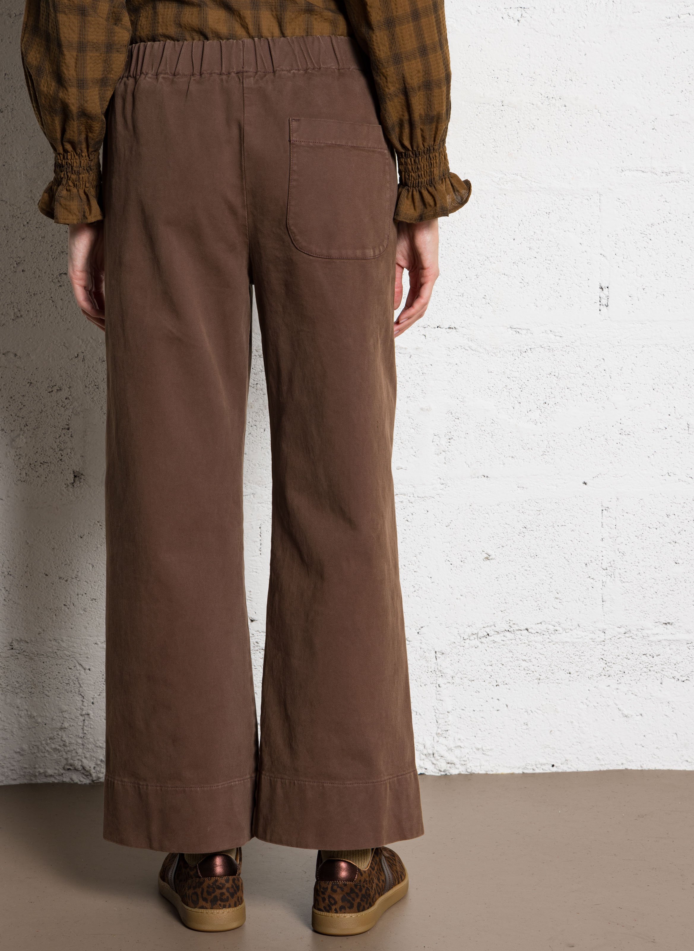 Cotton-blend chinos HOD PARIS Brown