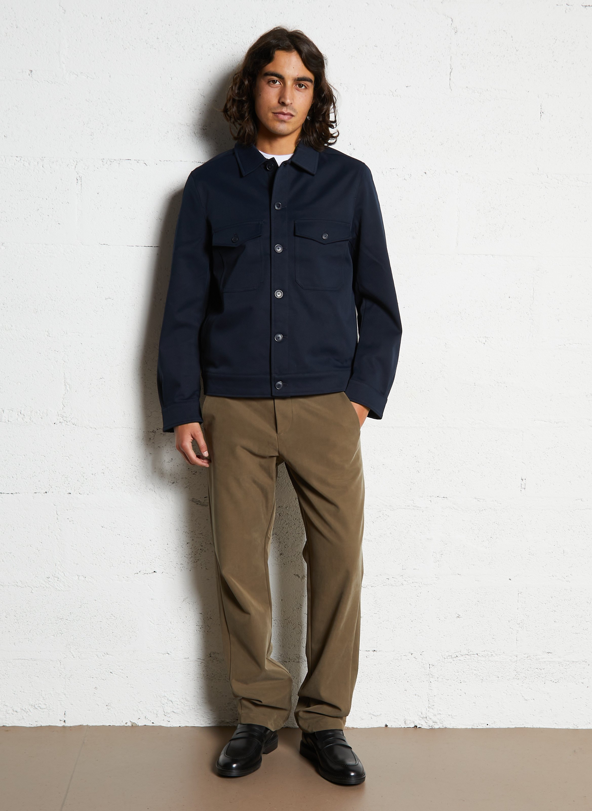 Gerade geschnittener Blouson mit klassischem Kragen IKKS Blau