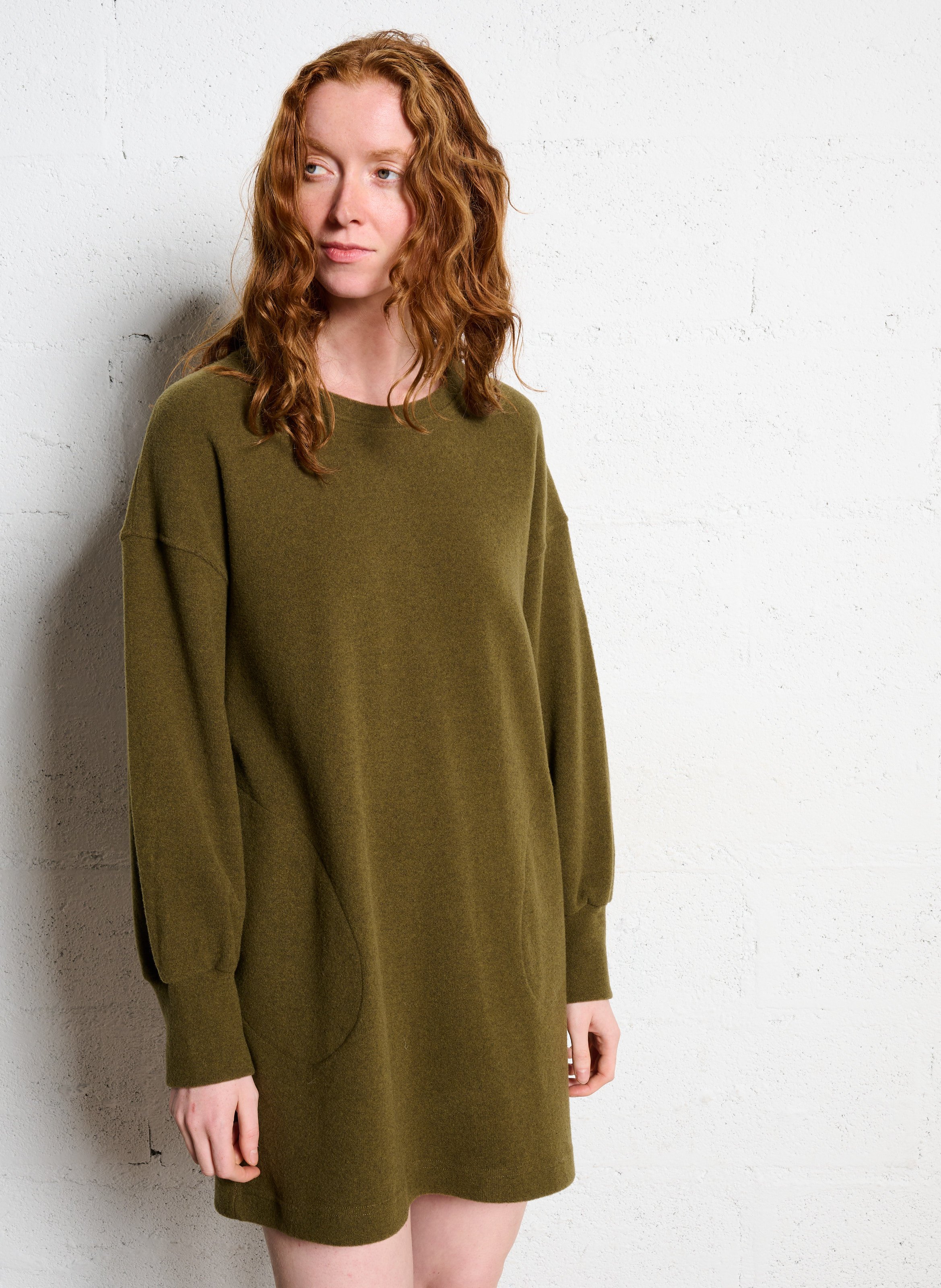 Robe courte ample unie BENSIMON