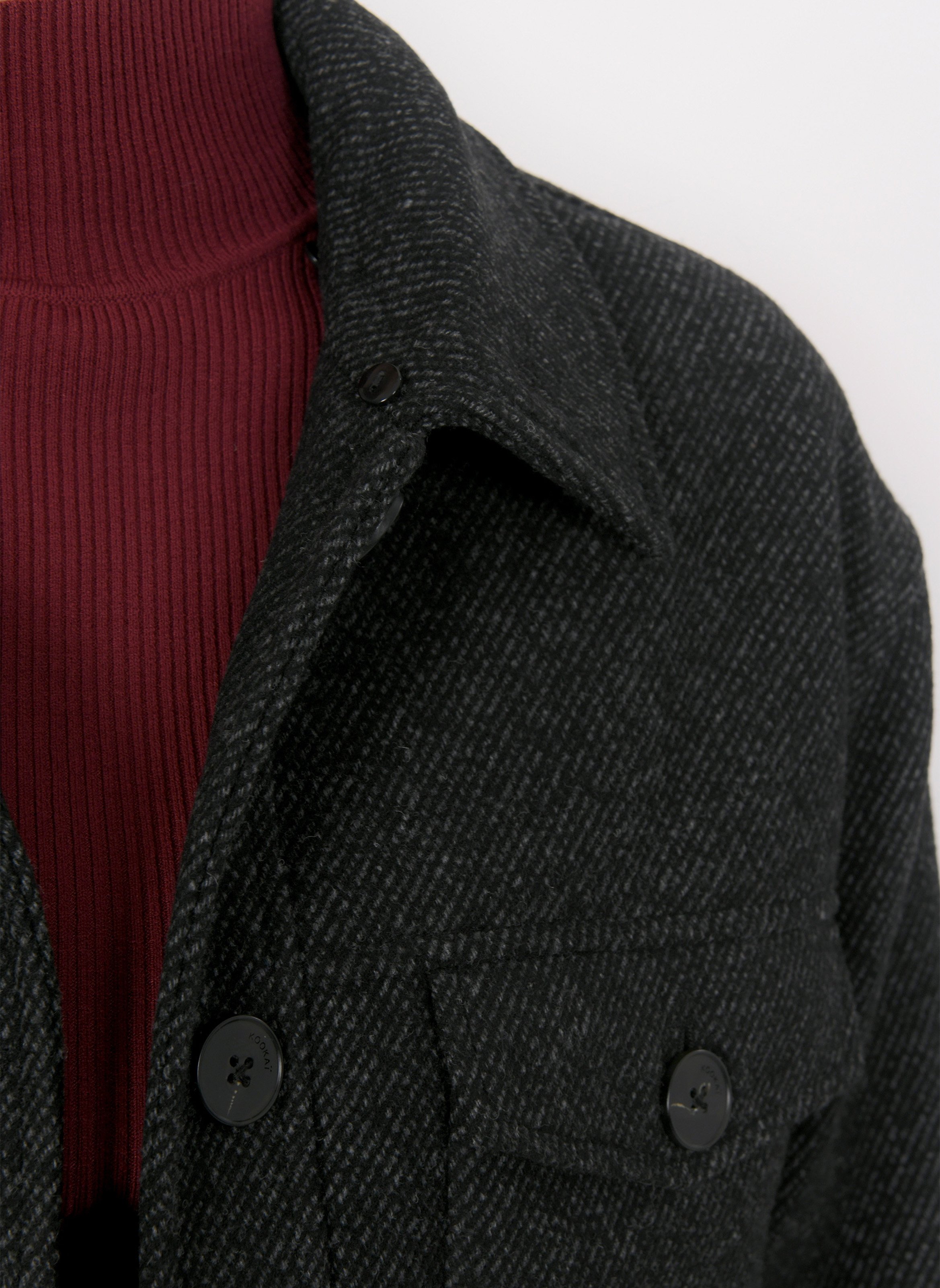 Jack met klassieke kraag KOOKAI Grijs