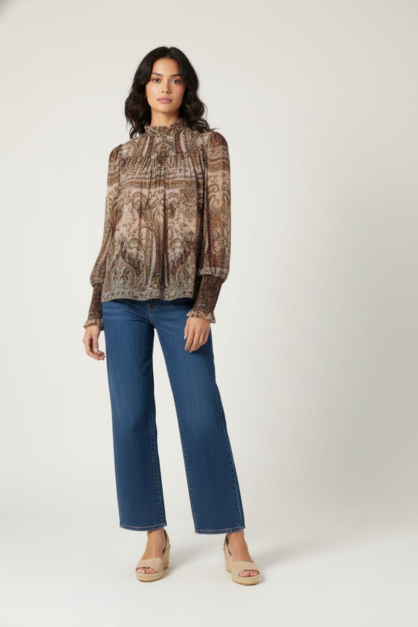 Blouse LAURENCE BRAS - Seconde Main Multicolored