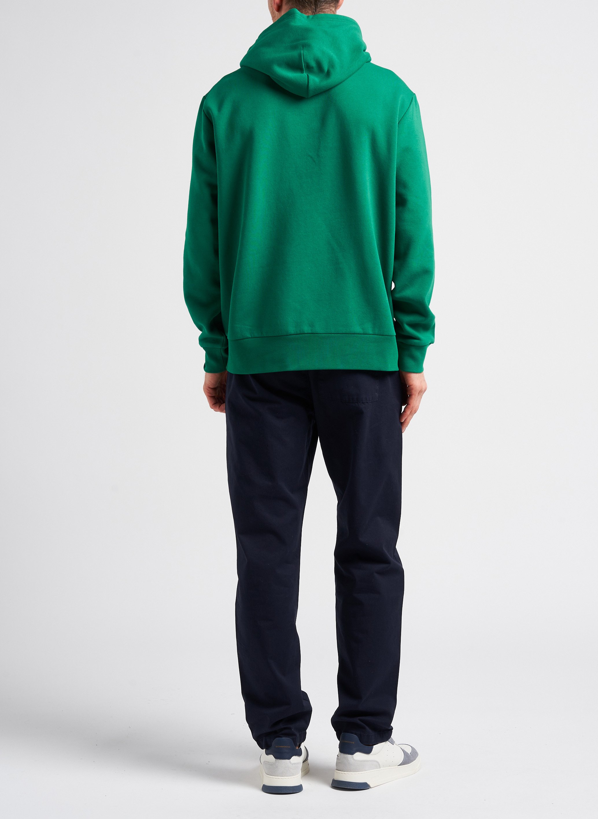 Straight-leg organic cotton chinos THINKING MU Blue