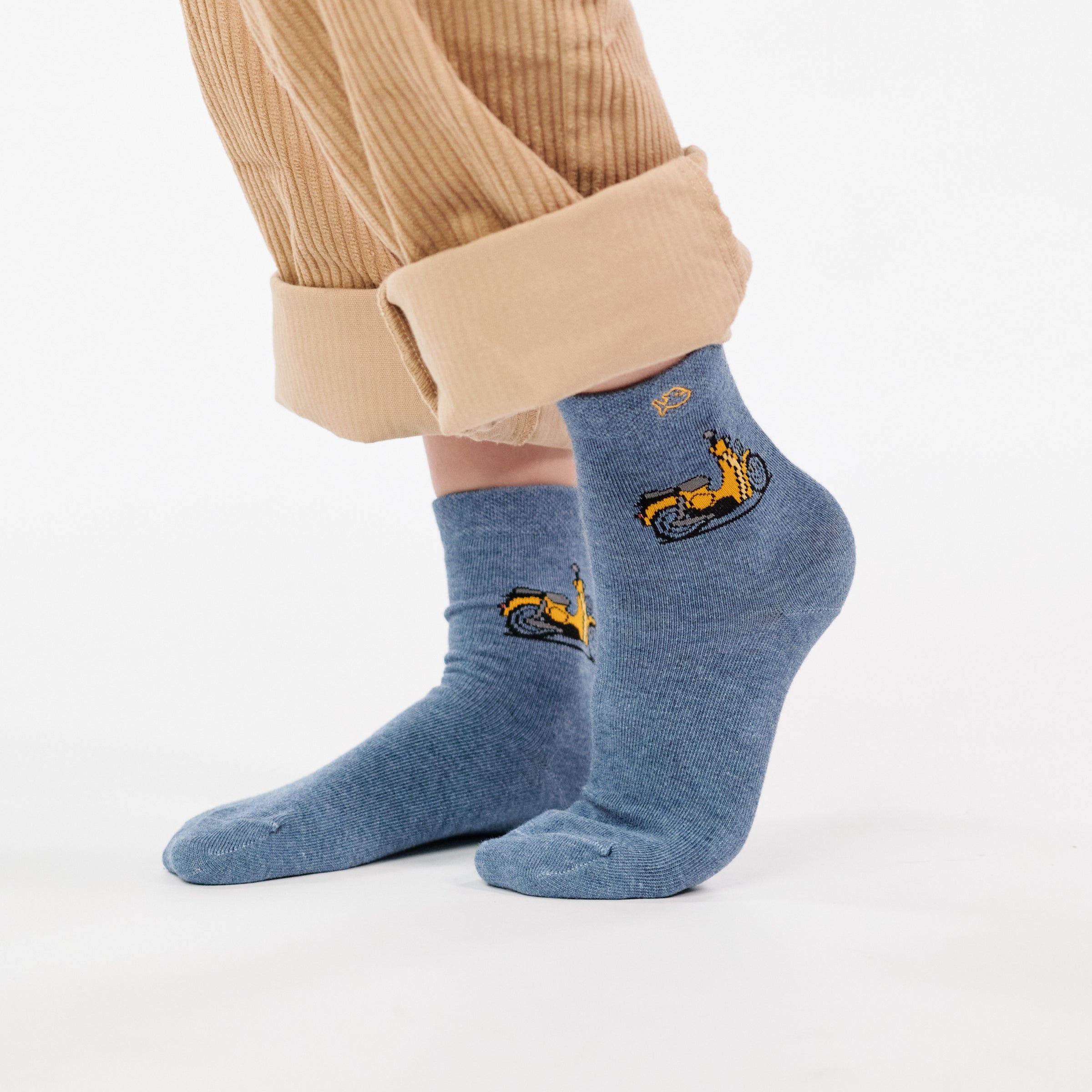 Patterned socks BILLYBELT Blue
