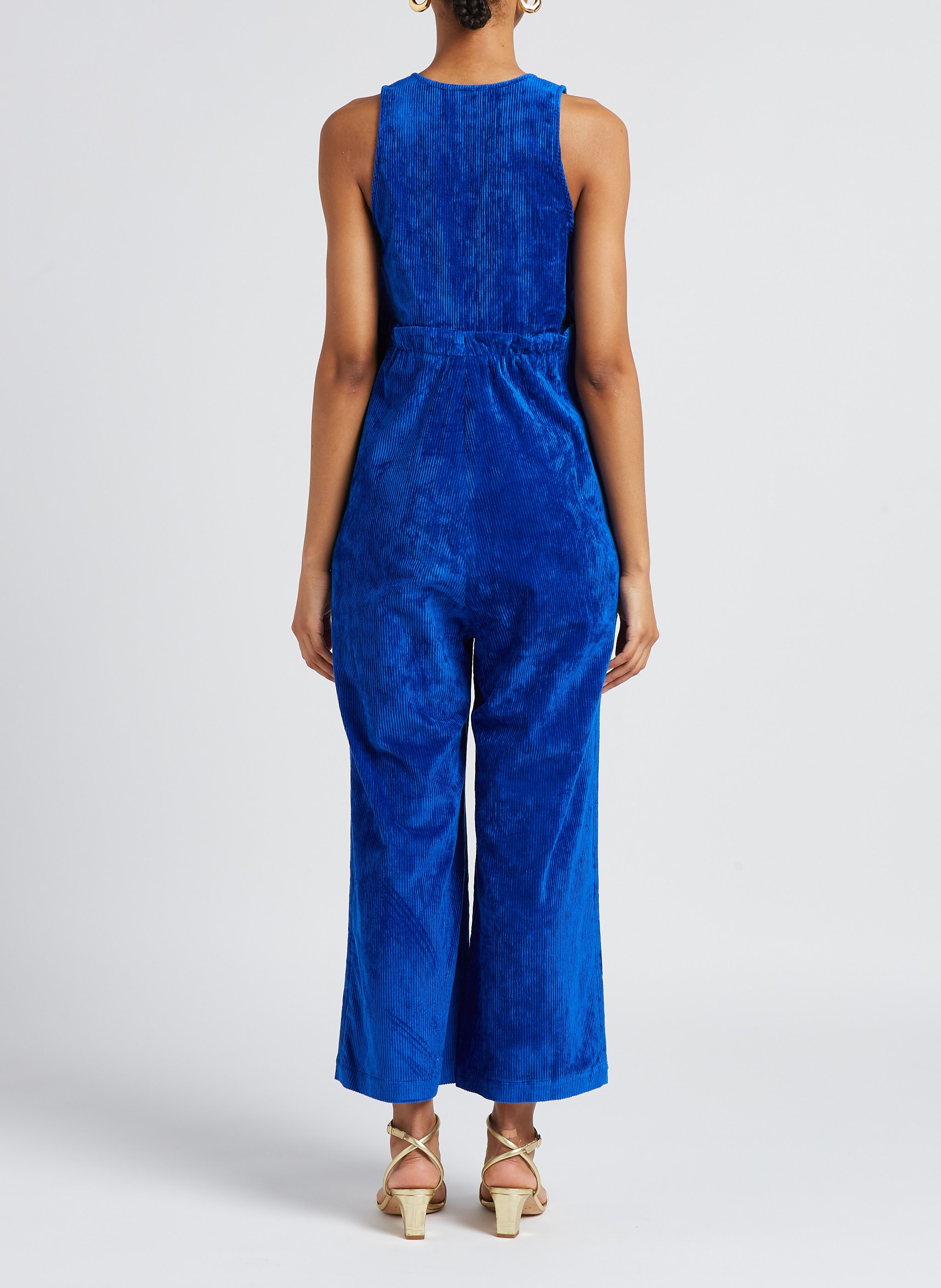 Jumpsuit aus Cord HEIMSTONE Blau