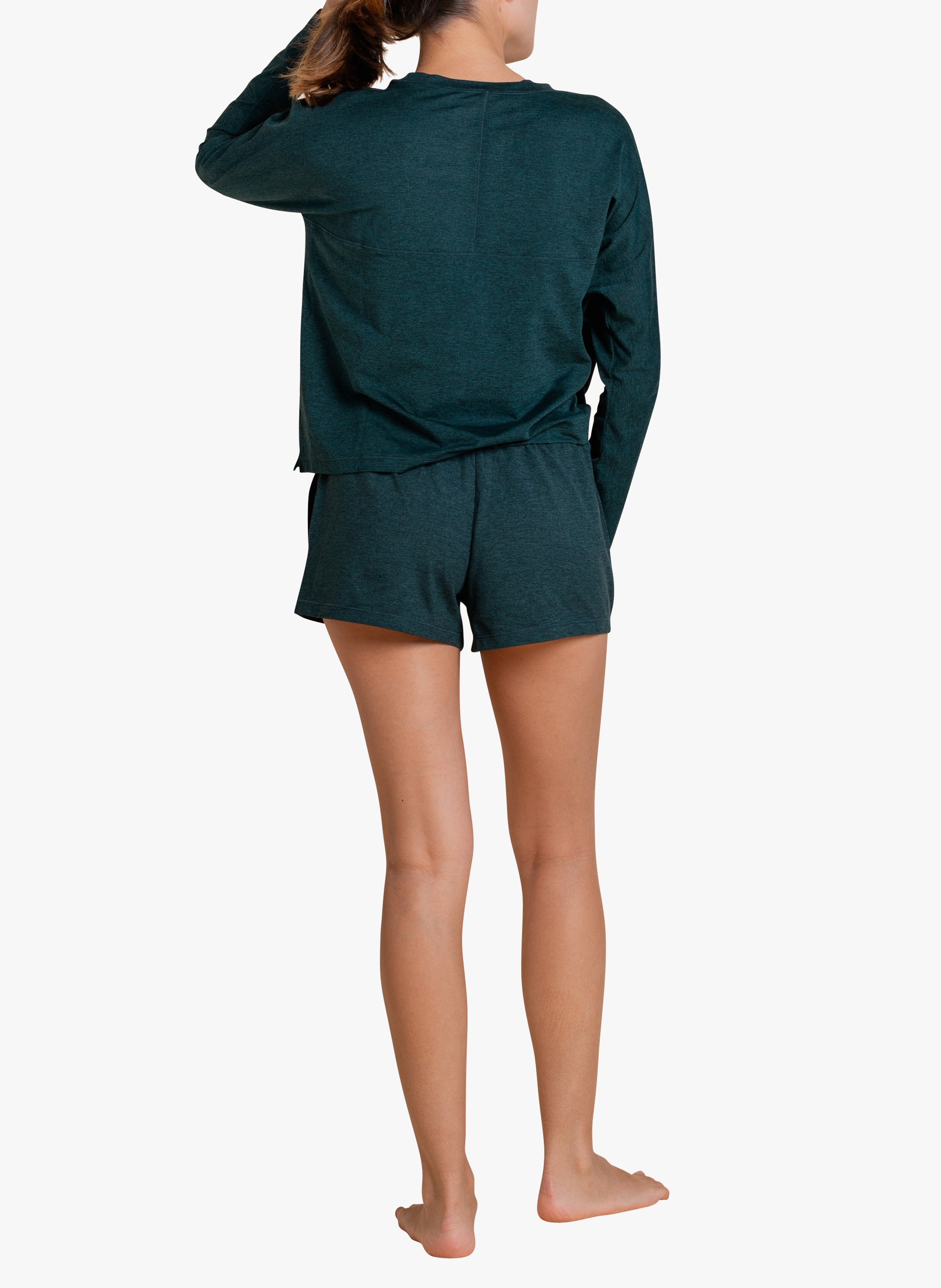 T-shirt de sport à manches longues ReSet GIRLFRIEND COLLECTIVE Vert