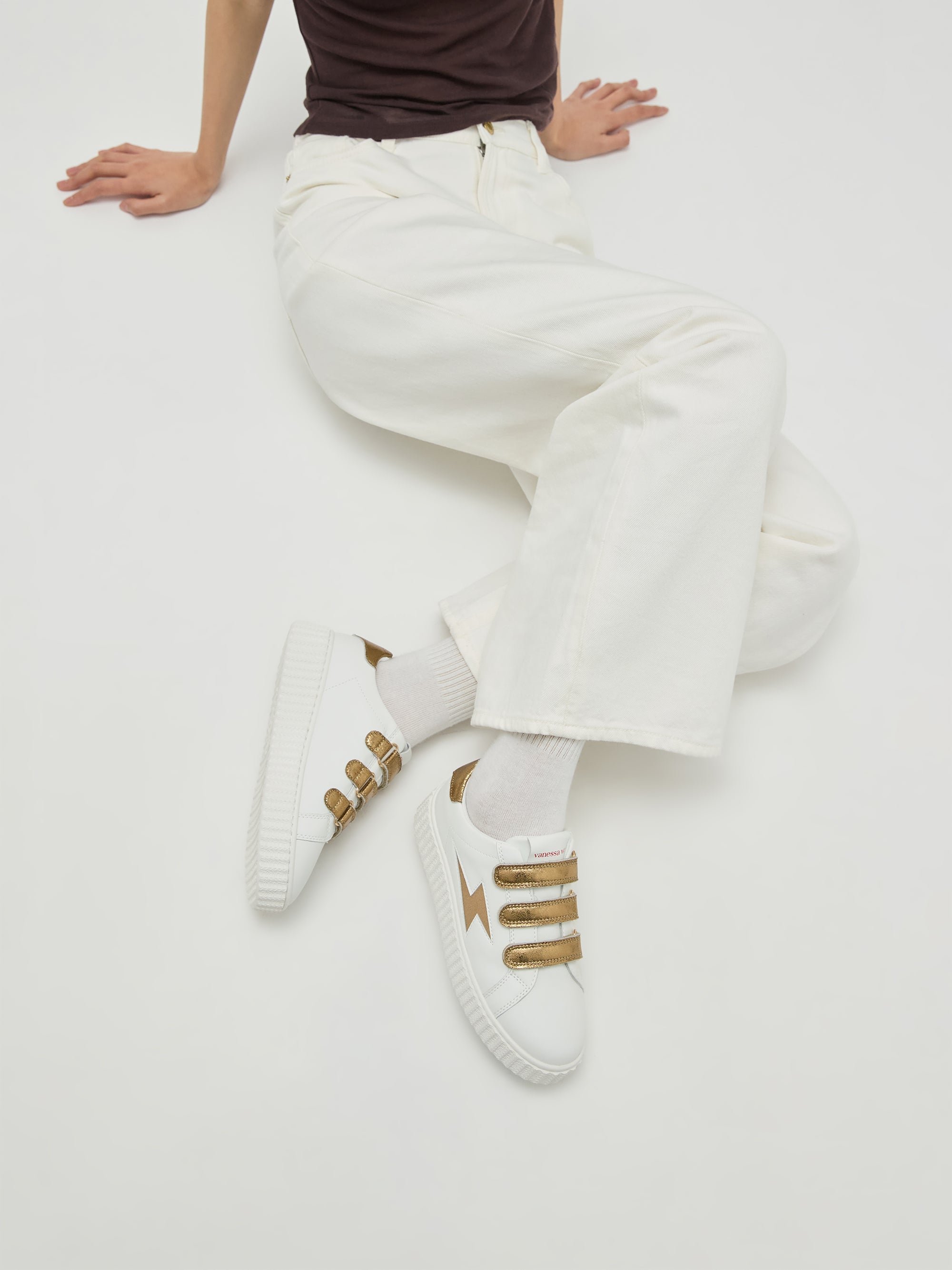 Low Velcro trainers VANESSA WU White