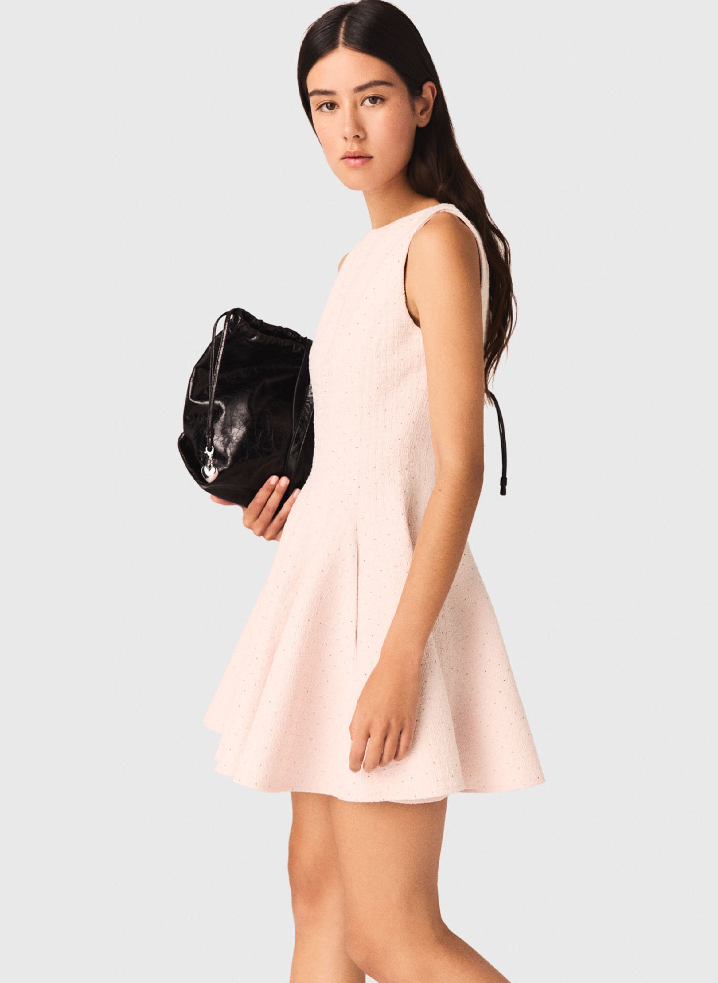 Flared short dress MAJE Pink