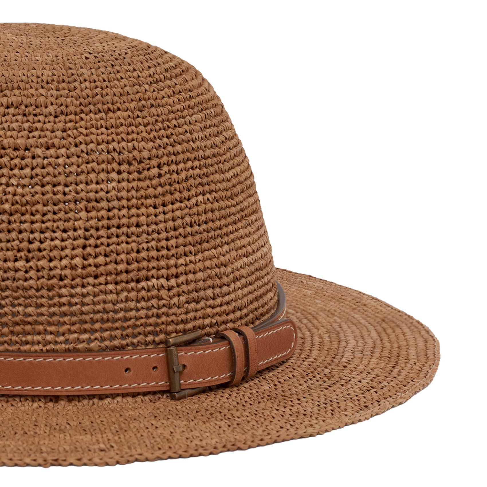 Chapeau en raphia PABLO Marron