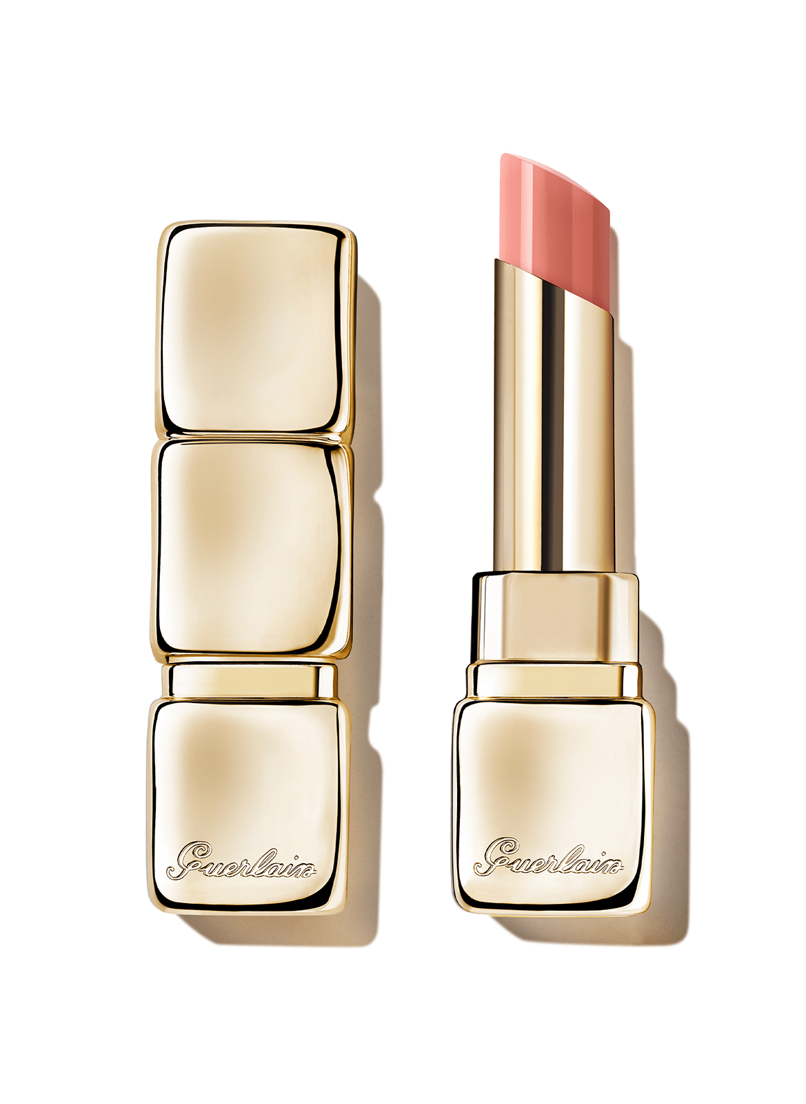 KISSKISS BEE GLOW Tinted honey-infused balm with 98% natural-origin ingredients GUERLAIN 129 blossom kiss