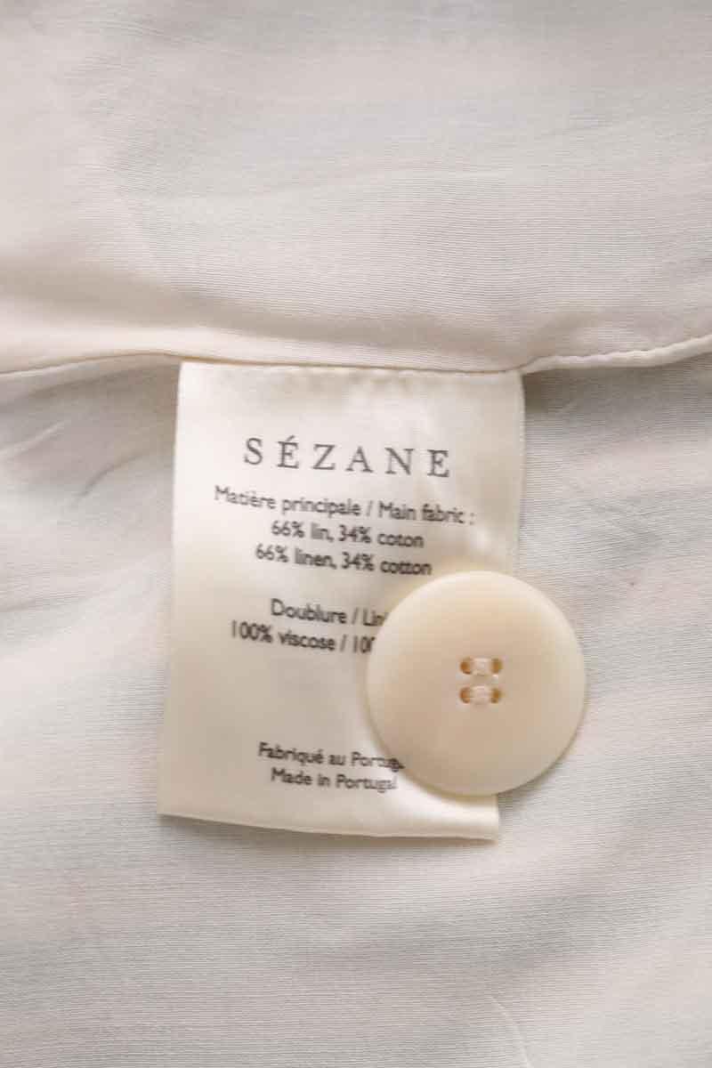 Azawood sleeveless top SEZANE - Seconde main Beige