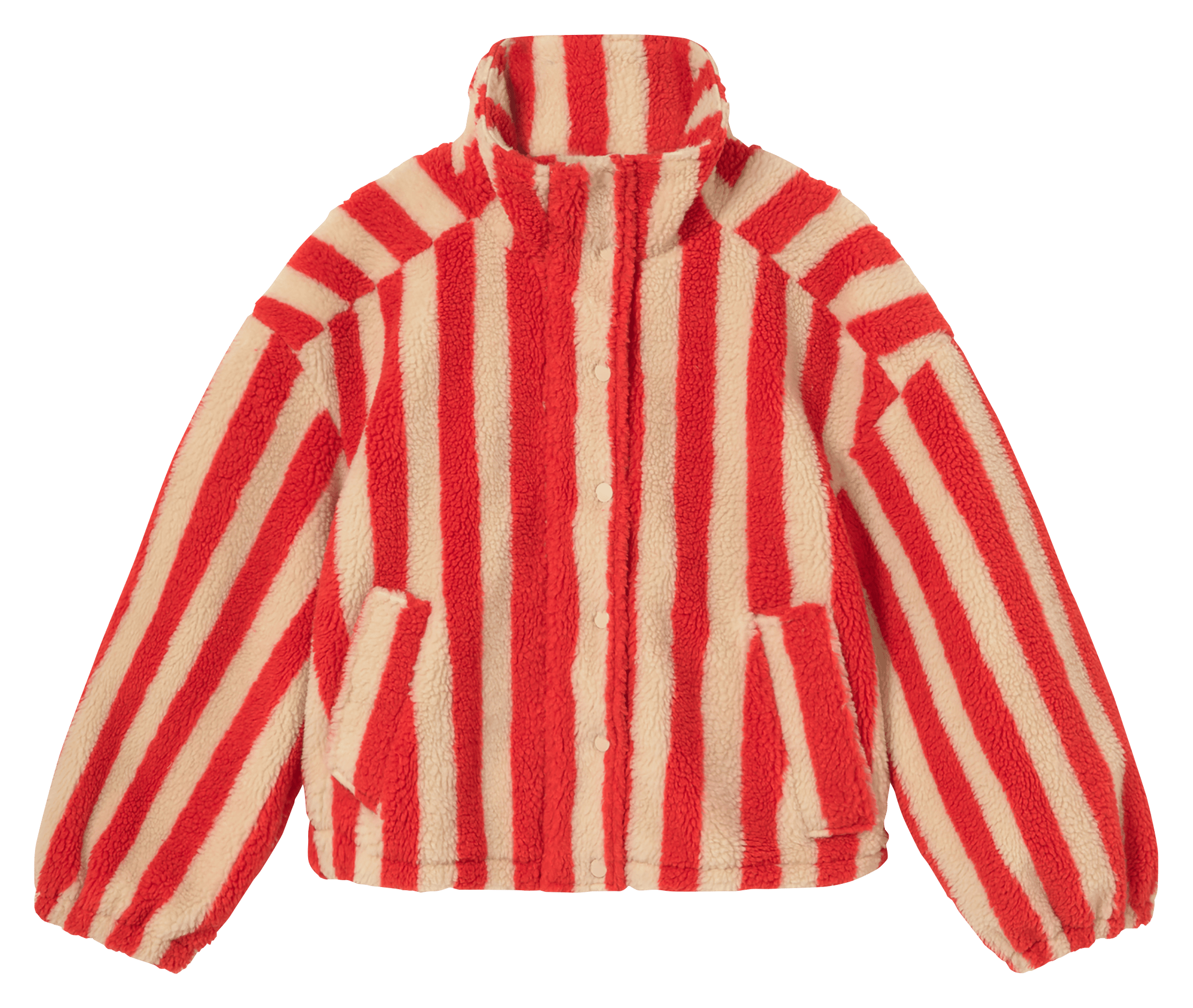 Striped fleece jacket THE TINY BIG SISTER Multicolored