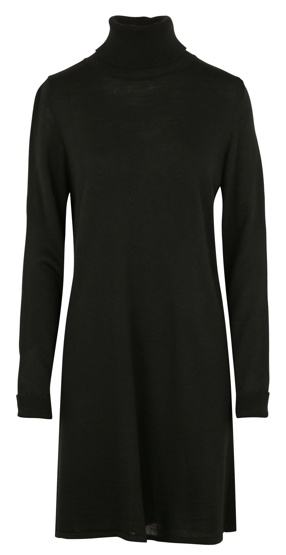 Short turtleneck dress LA FEE MARABOUTEE Black