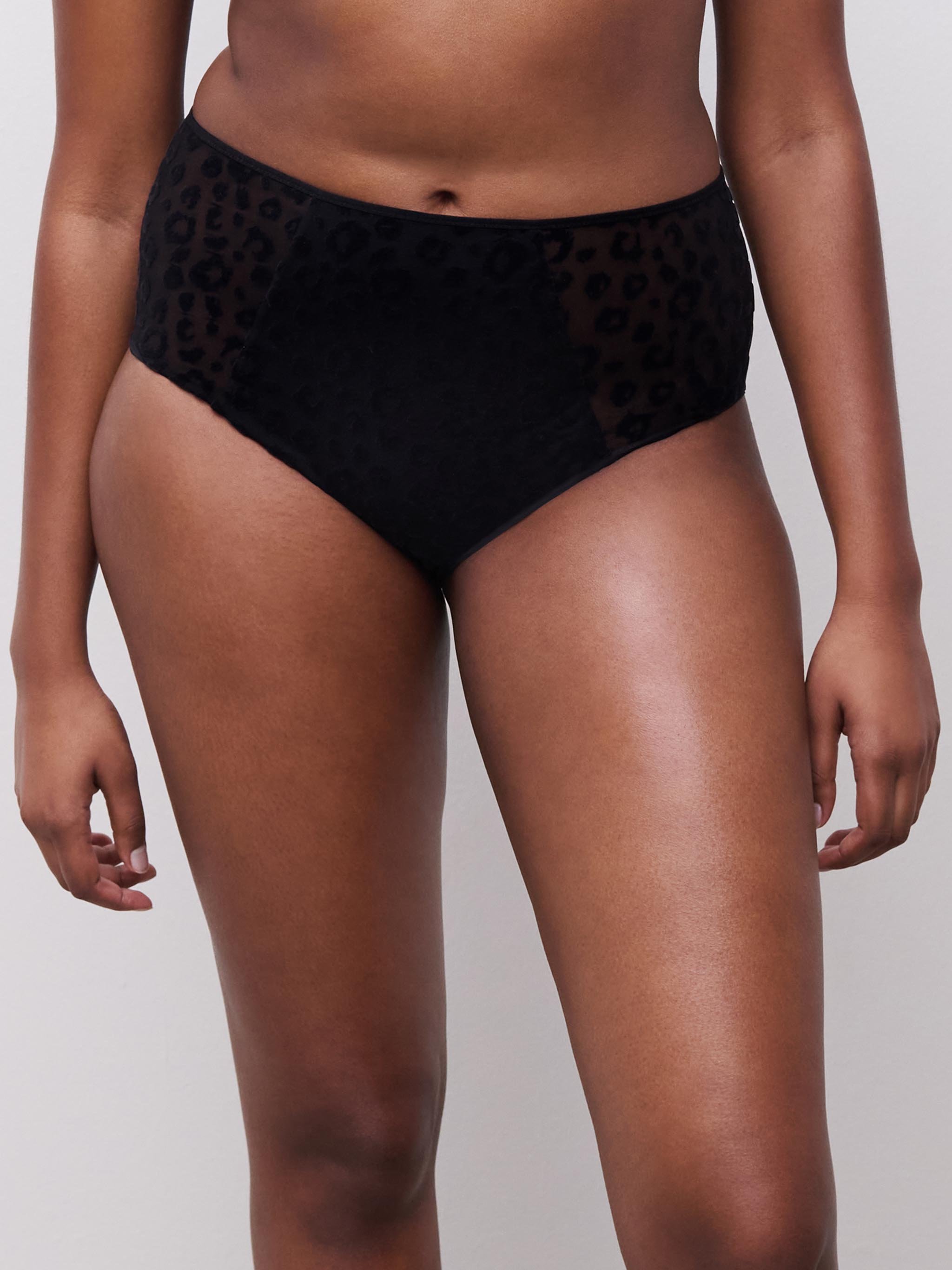 High-waisted panties CHANTELLE PULP Black