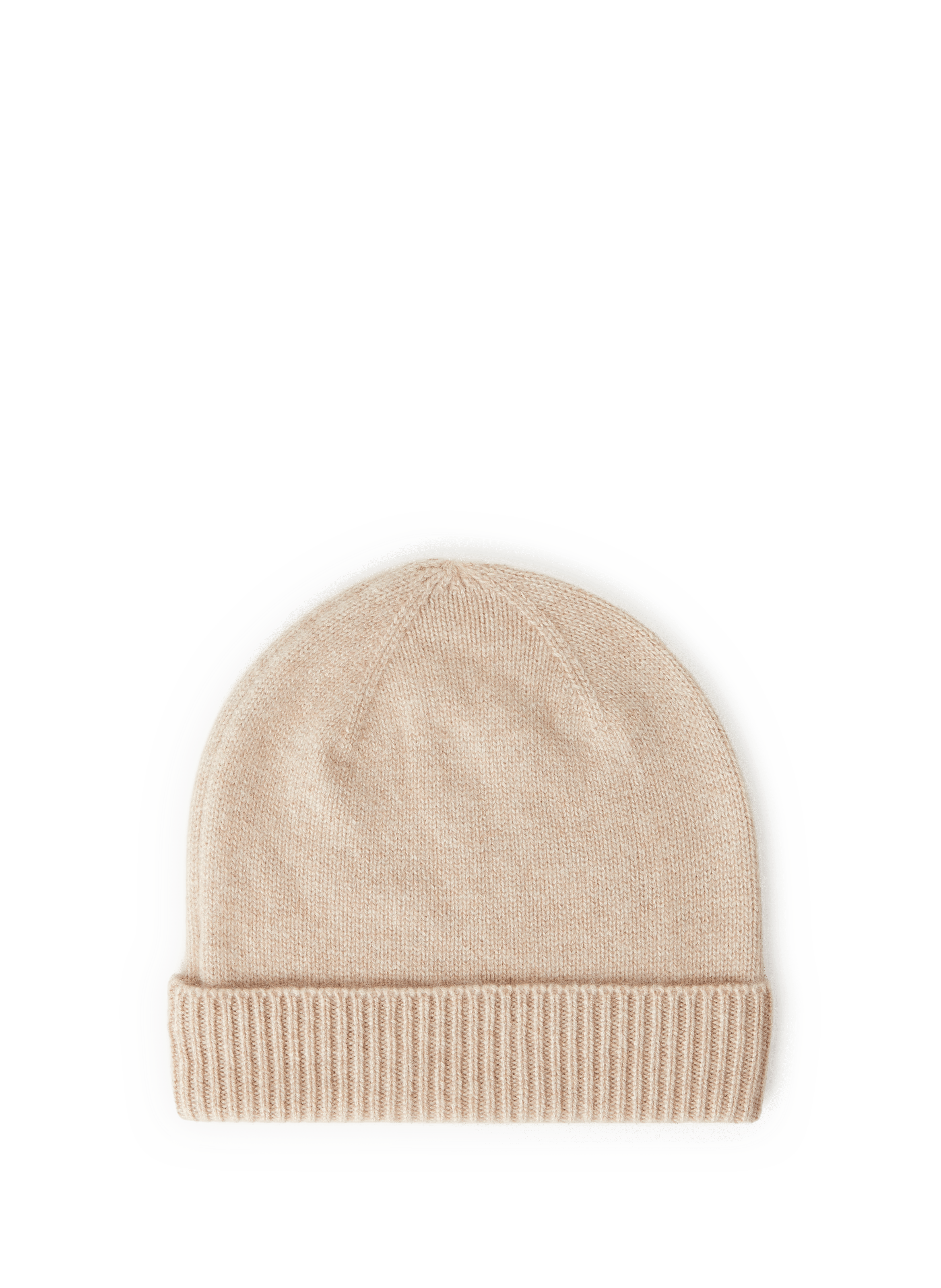 Ribbed-knit cashmere hat AU PRINTEMPS PARIS Beige
